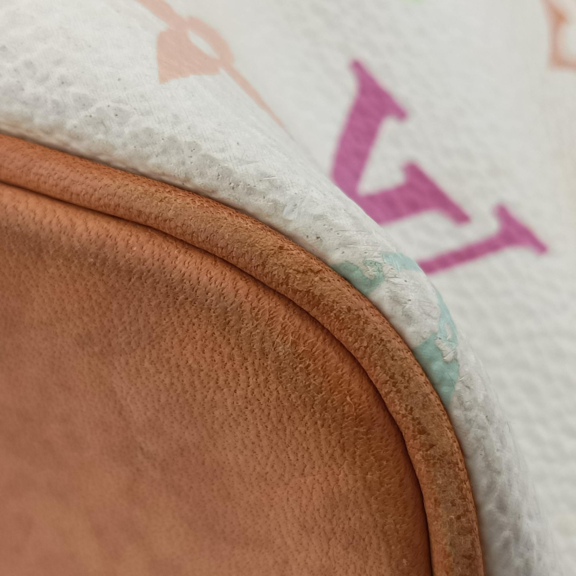 Secondhand Louis Vuitton Petit NOe white Monogram Multicolor M42229 shoulderbag | stylenewstar