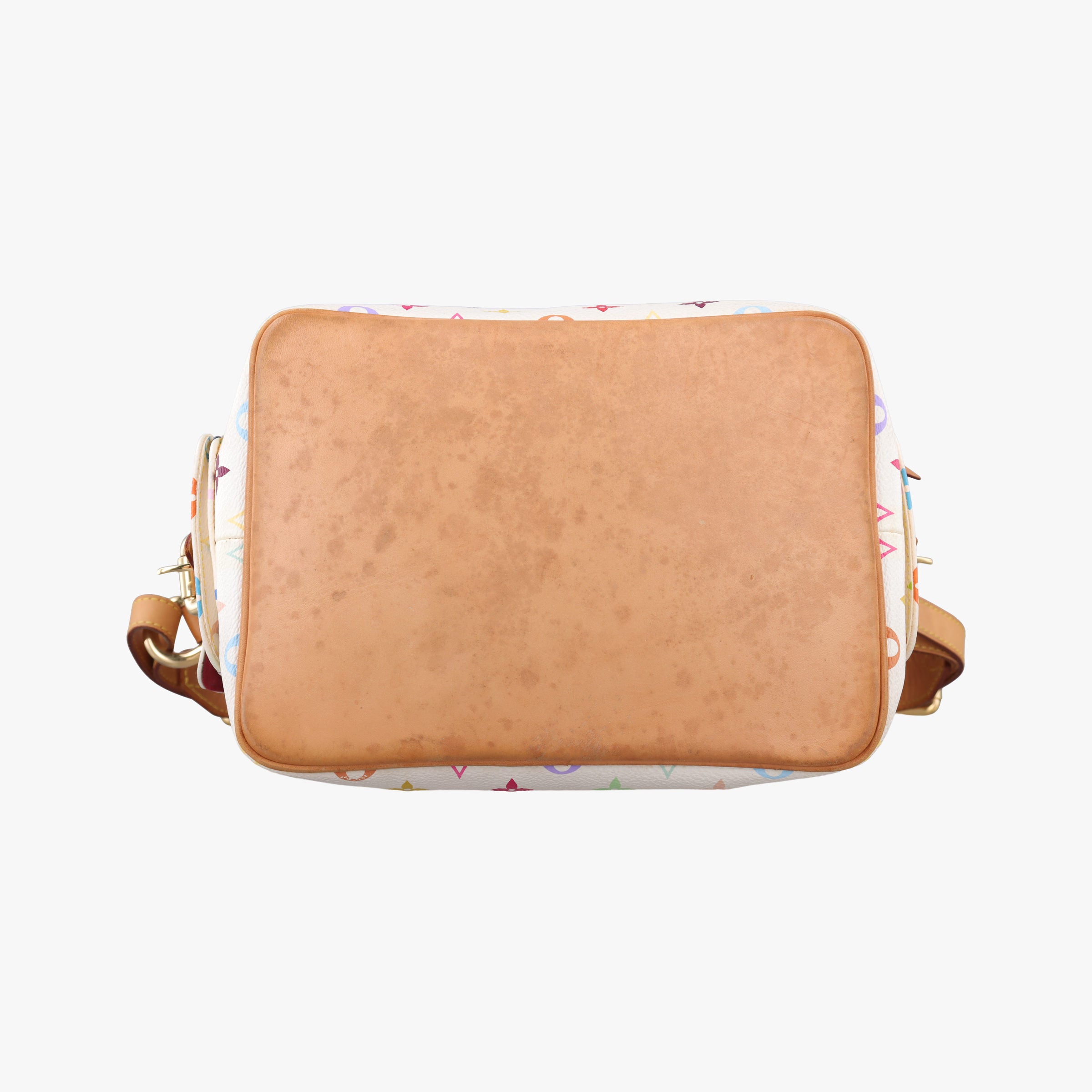 Secondhand Louis Vuitton Petit NOe white Monogram Multicolor M42229 shoulderbag | stylenewstar
