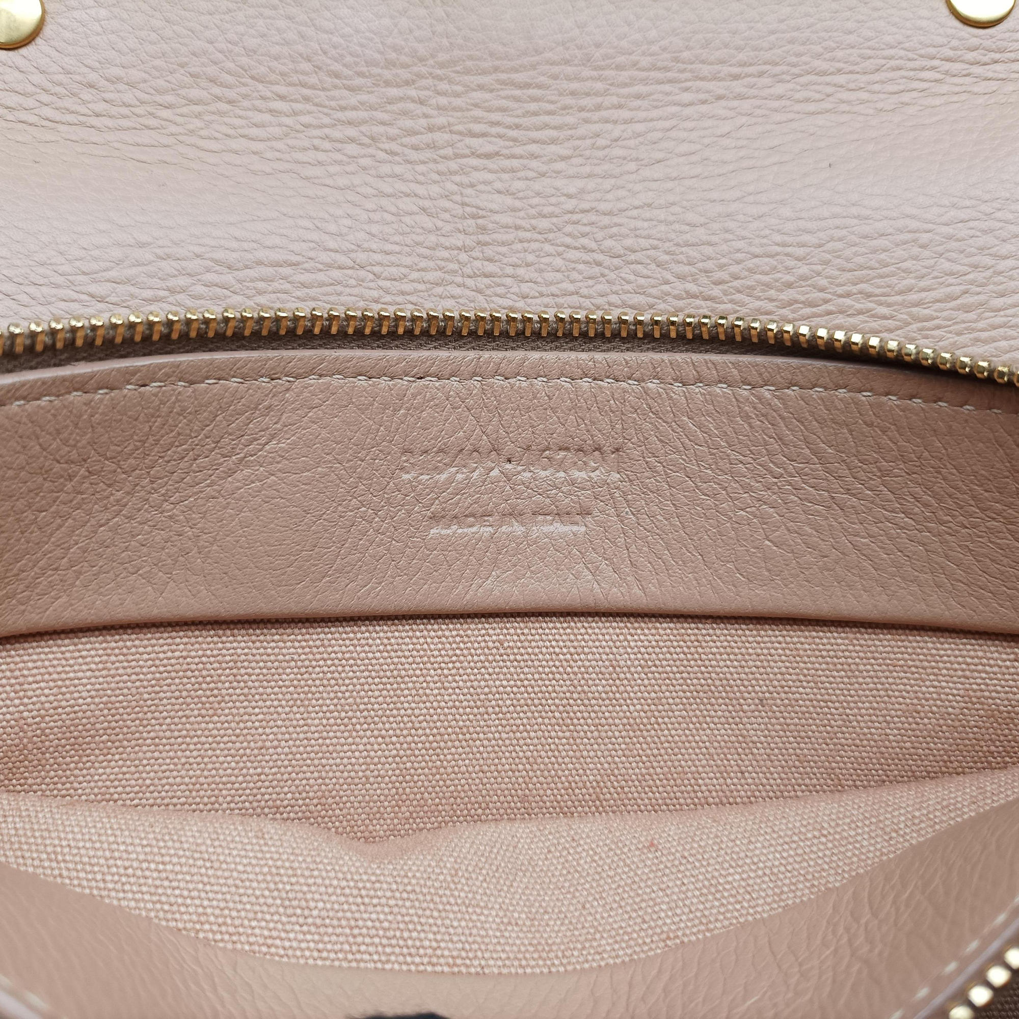 Pre-owned Yves Saint Laurent Muse Two Beige Leather 313499 shoulderbag | stylenewstar