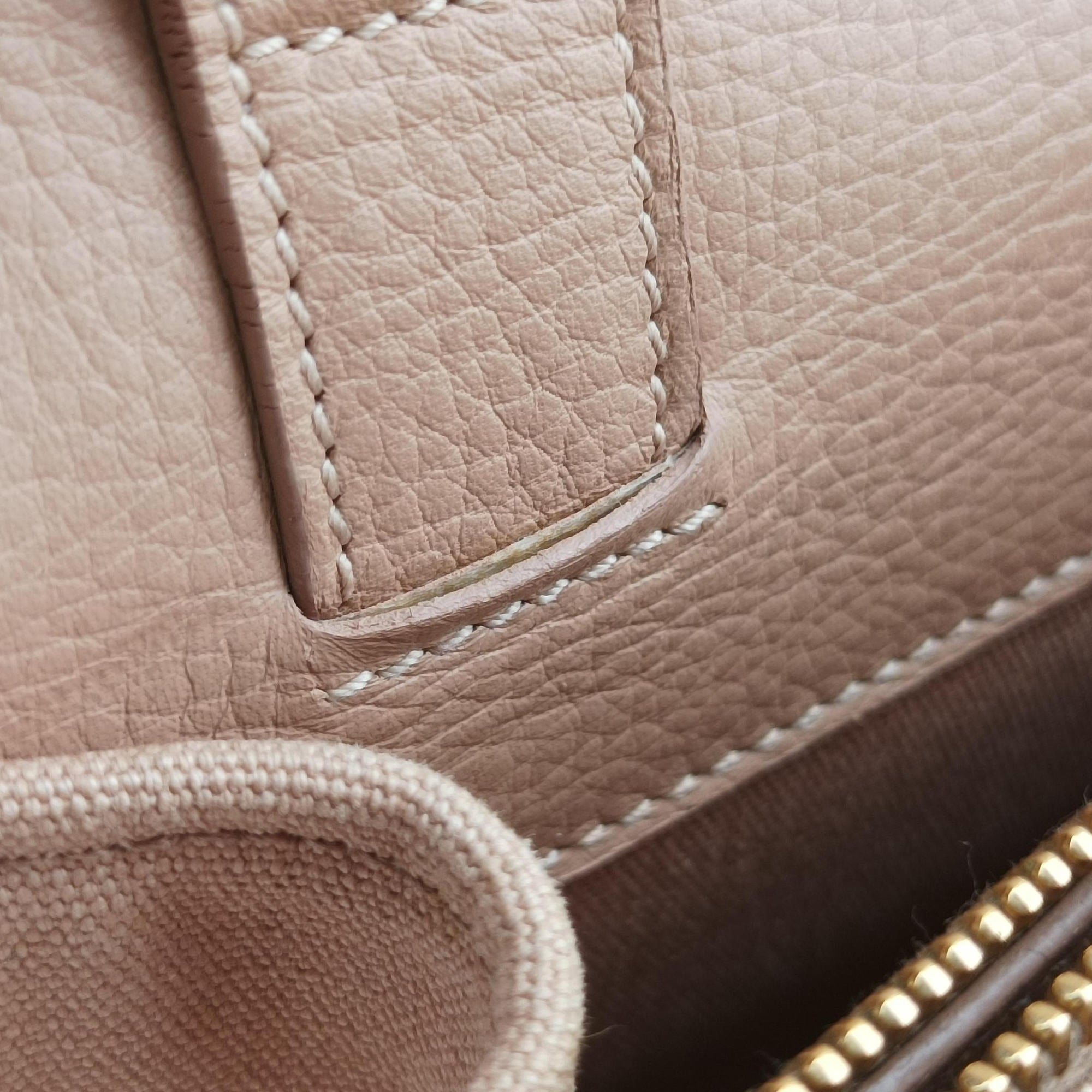 Pre-owned Yves Saint Laurent Muse Two Beige Leather 313499 shoulderbag | stylenewstar