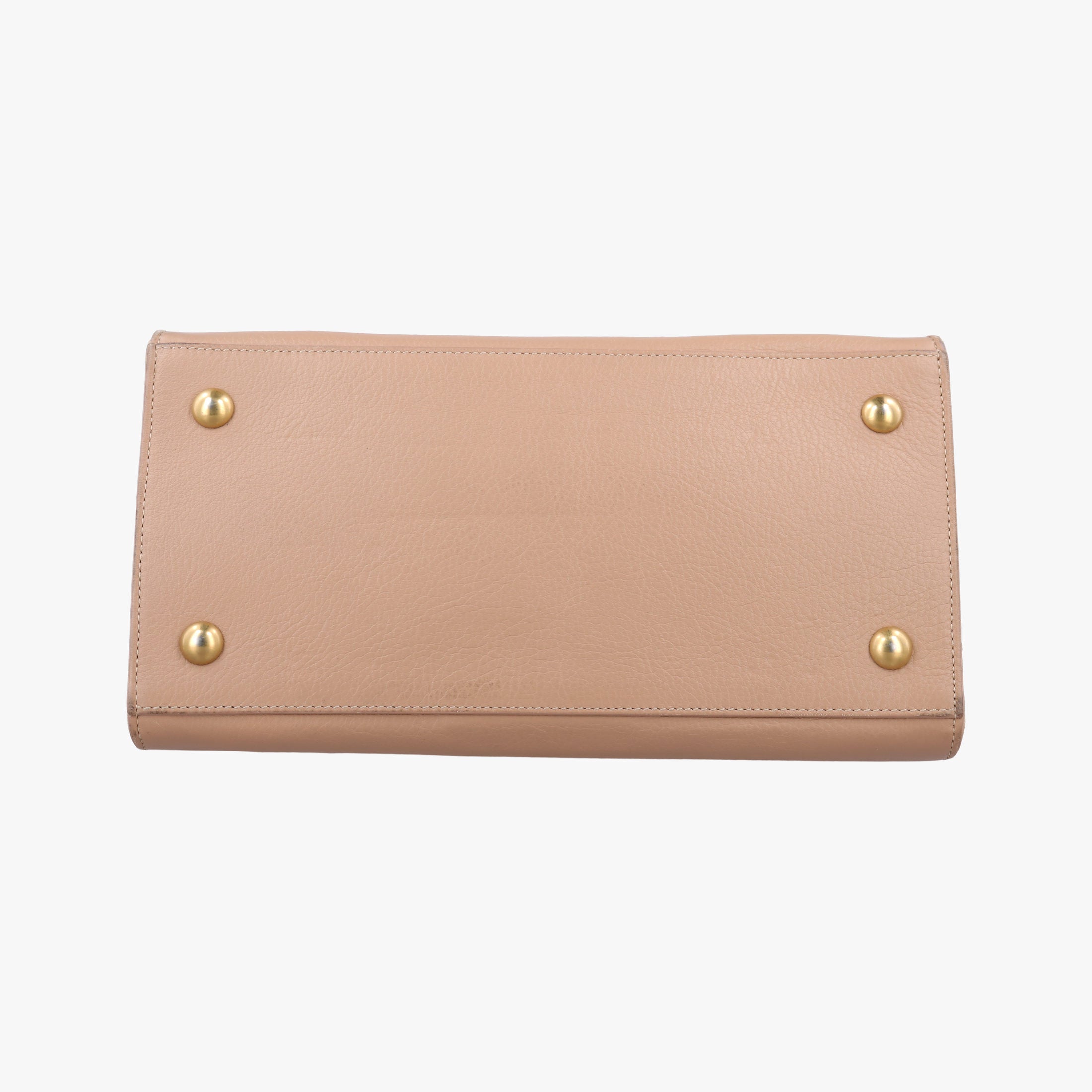 Pre-owned Yves Saint Laurent Muse Two Beige Leather 313499 shoulderbag | stylenewstar