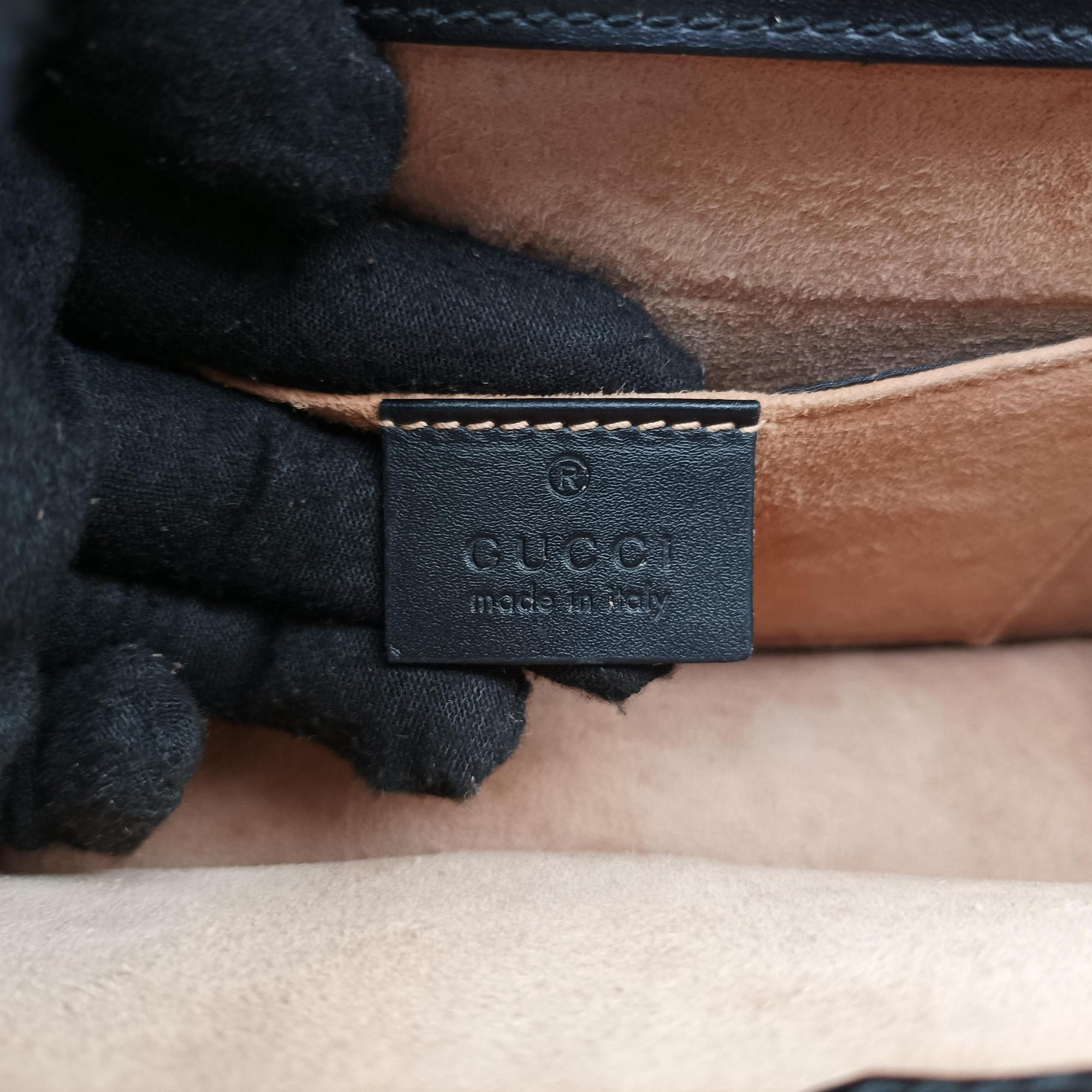 Secondhand Gucci Sylvie Multicolour ponyhair×Leather 470270 shoulderbag | stylenewstar