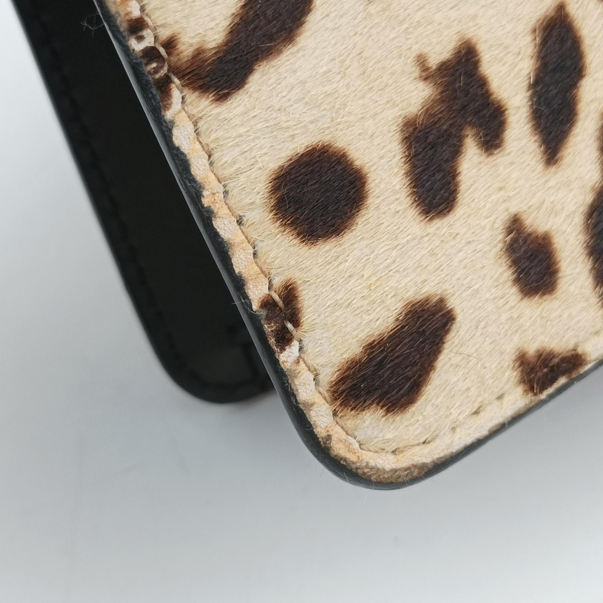 Secondhand Gucci Sylvie Multicolour ponyhair×Leather 470270 shoulderbag | stylenewstar