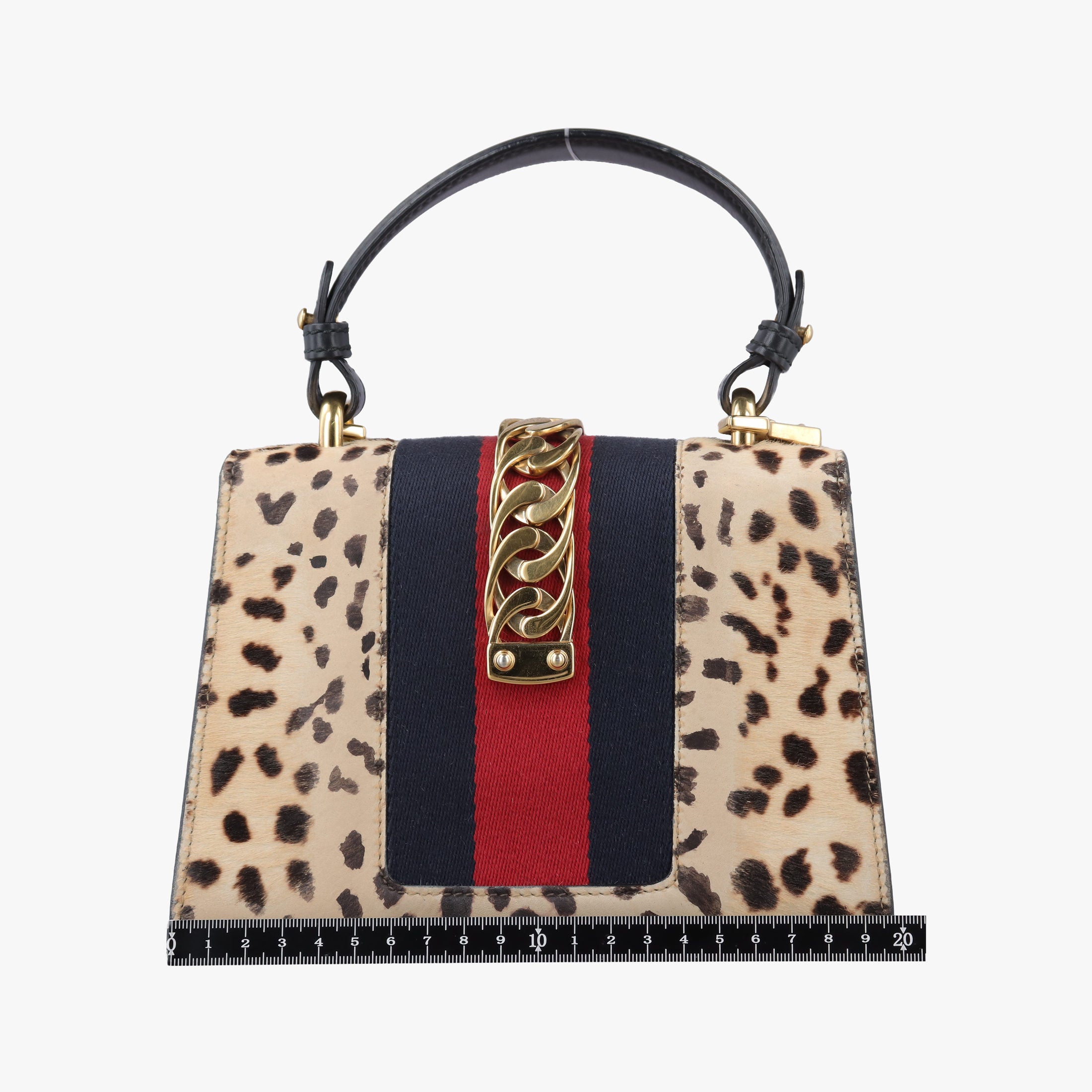 Secondhand Gucci Sylvie Multicolour ponyhair×Leather 470270 shoulderbag | stylenewstar