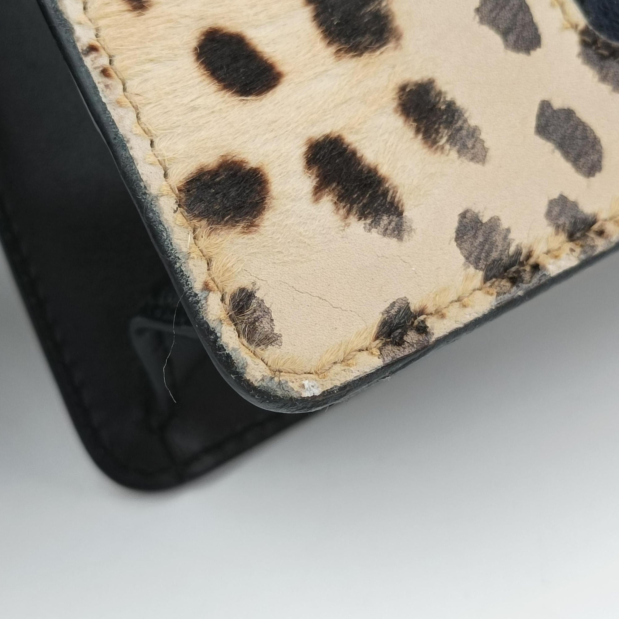 Secondhand Gucci Sylvie Multicolour ponyhair×Leather 470270 shoulderbag | stylenewstar