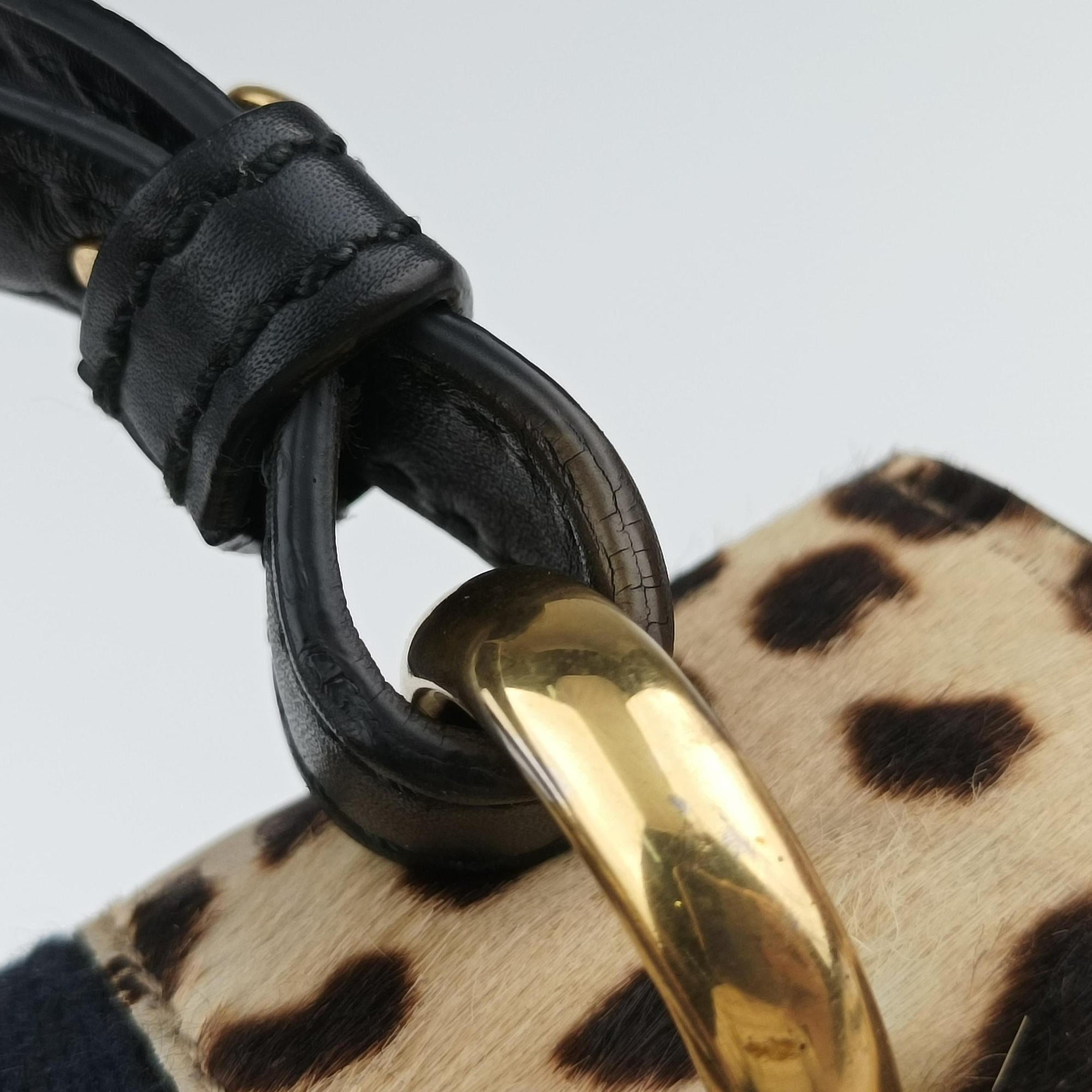 Secondhand Gucci Sylvie Multicolour ponyhair×Leather 470270 shoulderbag | stylenewstar