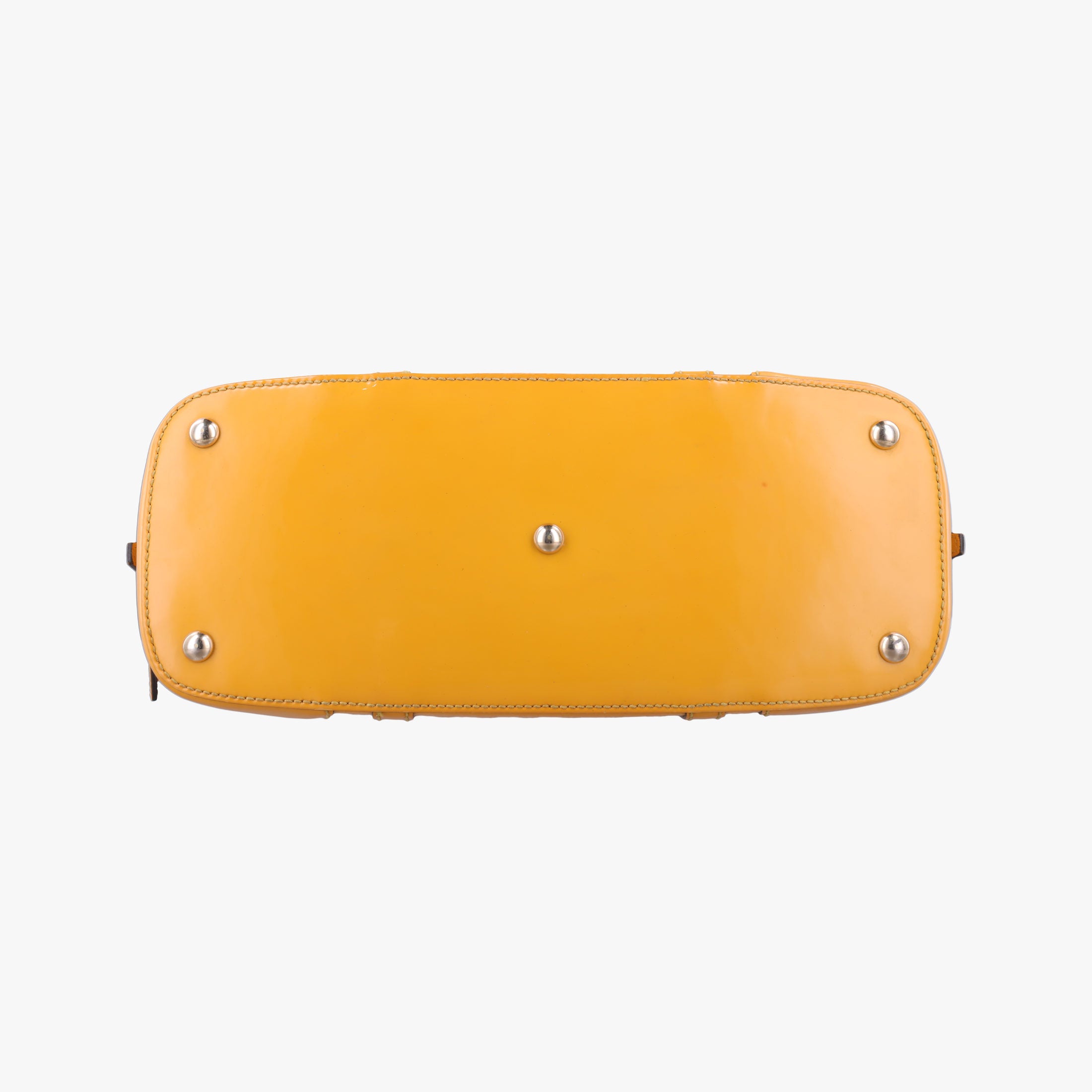 Pre-owned Gucci Microguccissima Yellow Patent Leather 309617 shoulderbag | stylenewstar