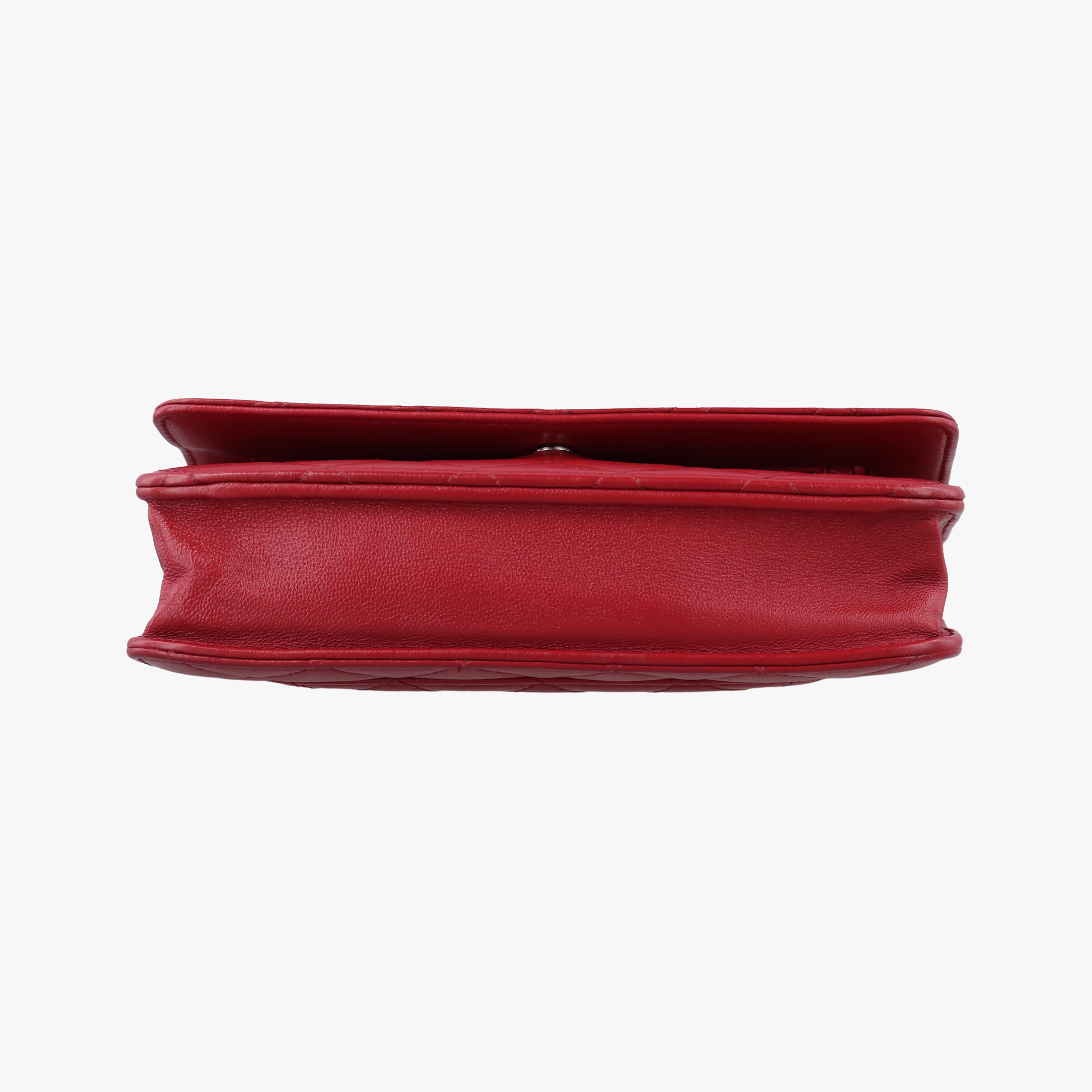Pre-owned Chanel Matelasse coco mark Red lambskin A33814 shoulderbag | stylenewstar