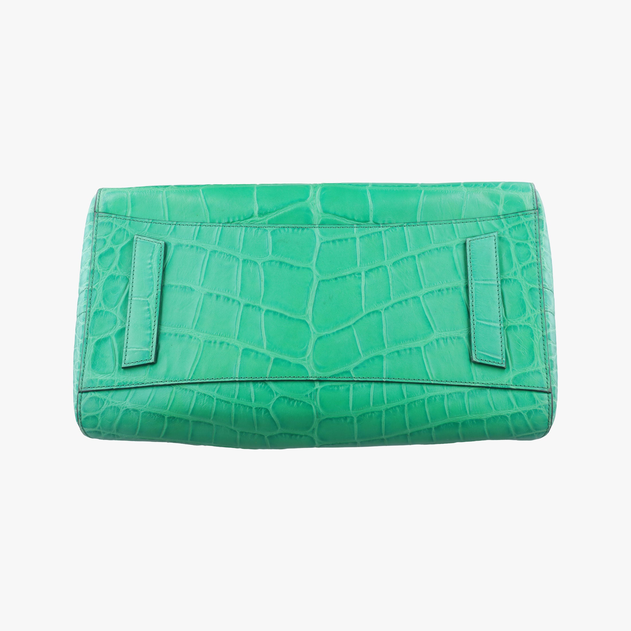 Pre-owned Givenchy Antigona Green Leather  shoulderbag | stylenewstar