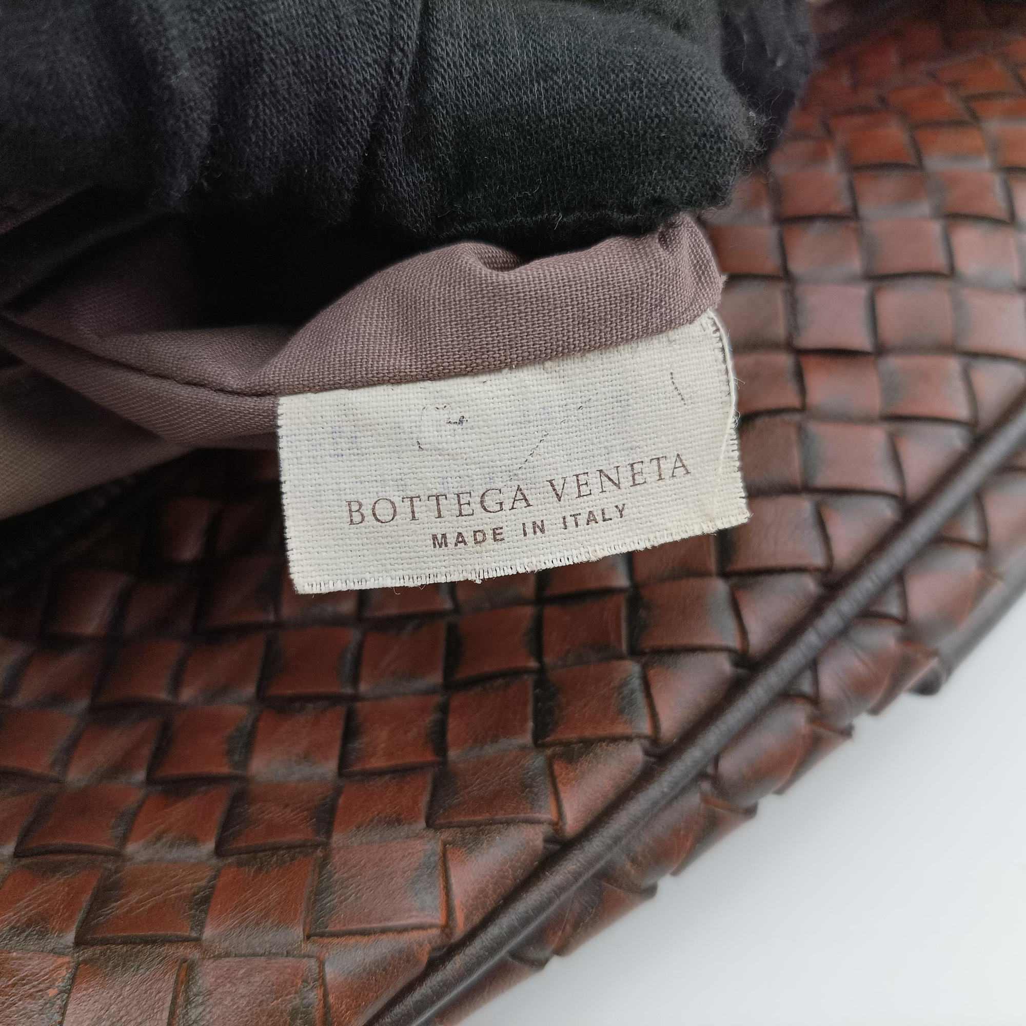 Pre-owned Bottega Veneta Intrecciato Brown lambskin  handbag | stylenewstar