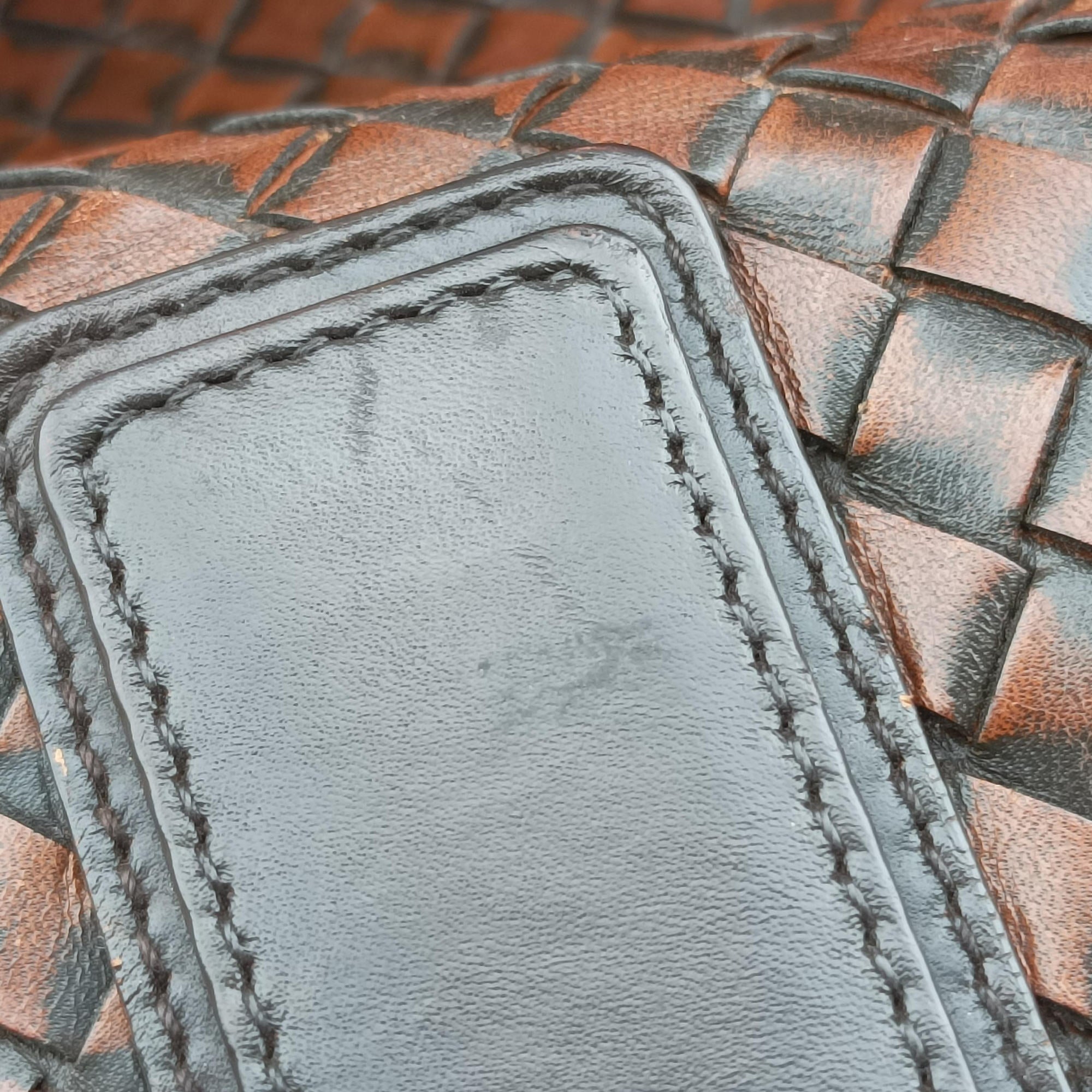 Pre-owned Bottega Veneta Intrecciato Brown lambskin  handbag | stylenewstar