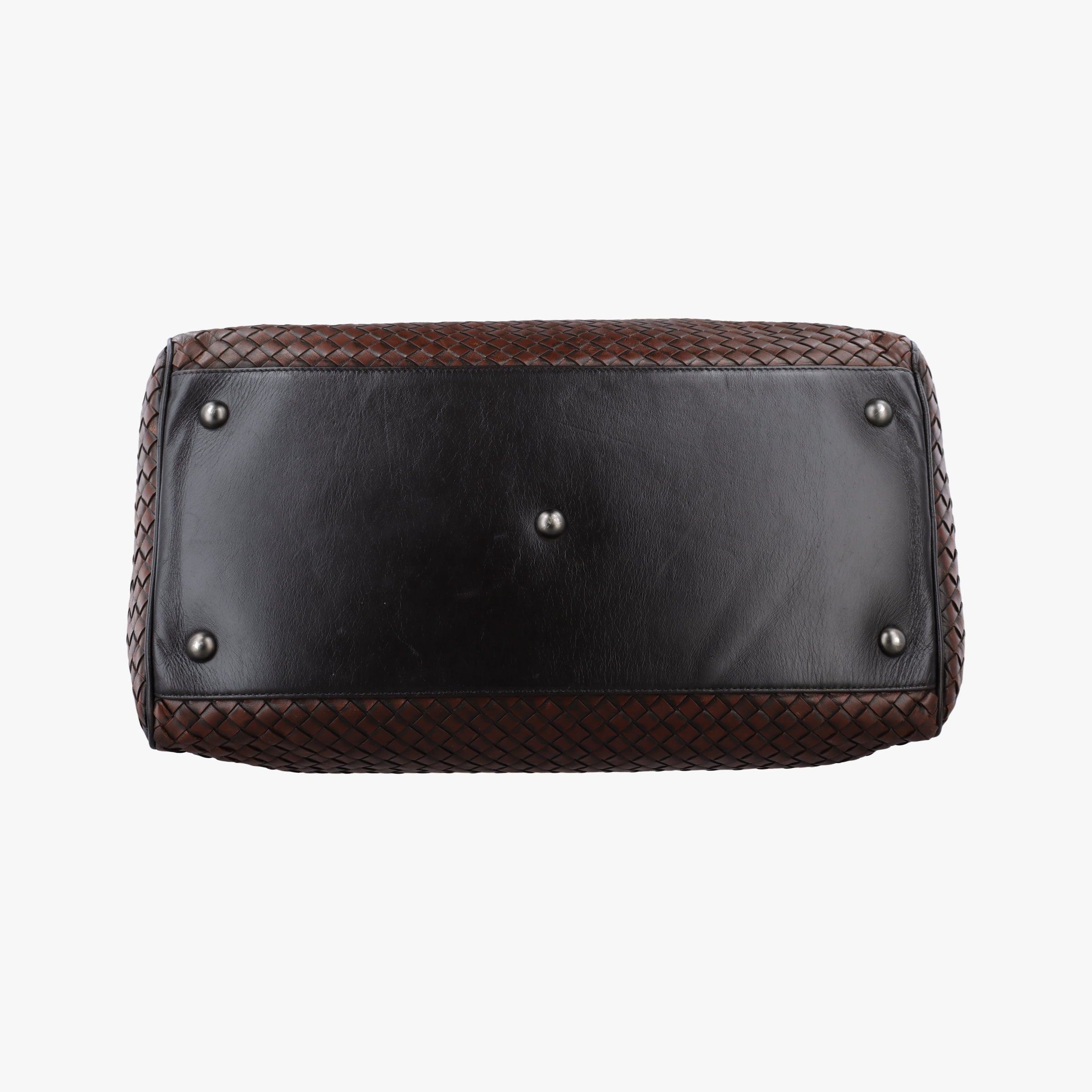 Pre-owned Bottega Veneta Intrecciato Brown lambskin  handbag | stylenewstar