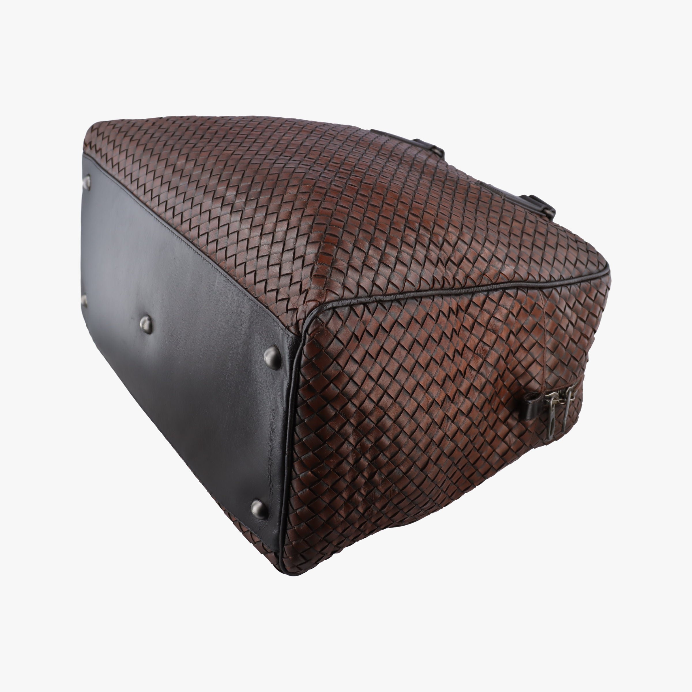 Pre-owned Bottega Veneta Intrecciato Brown lambskin  handbag | stylenewstar