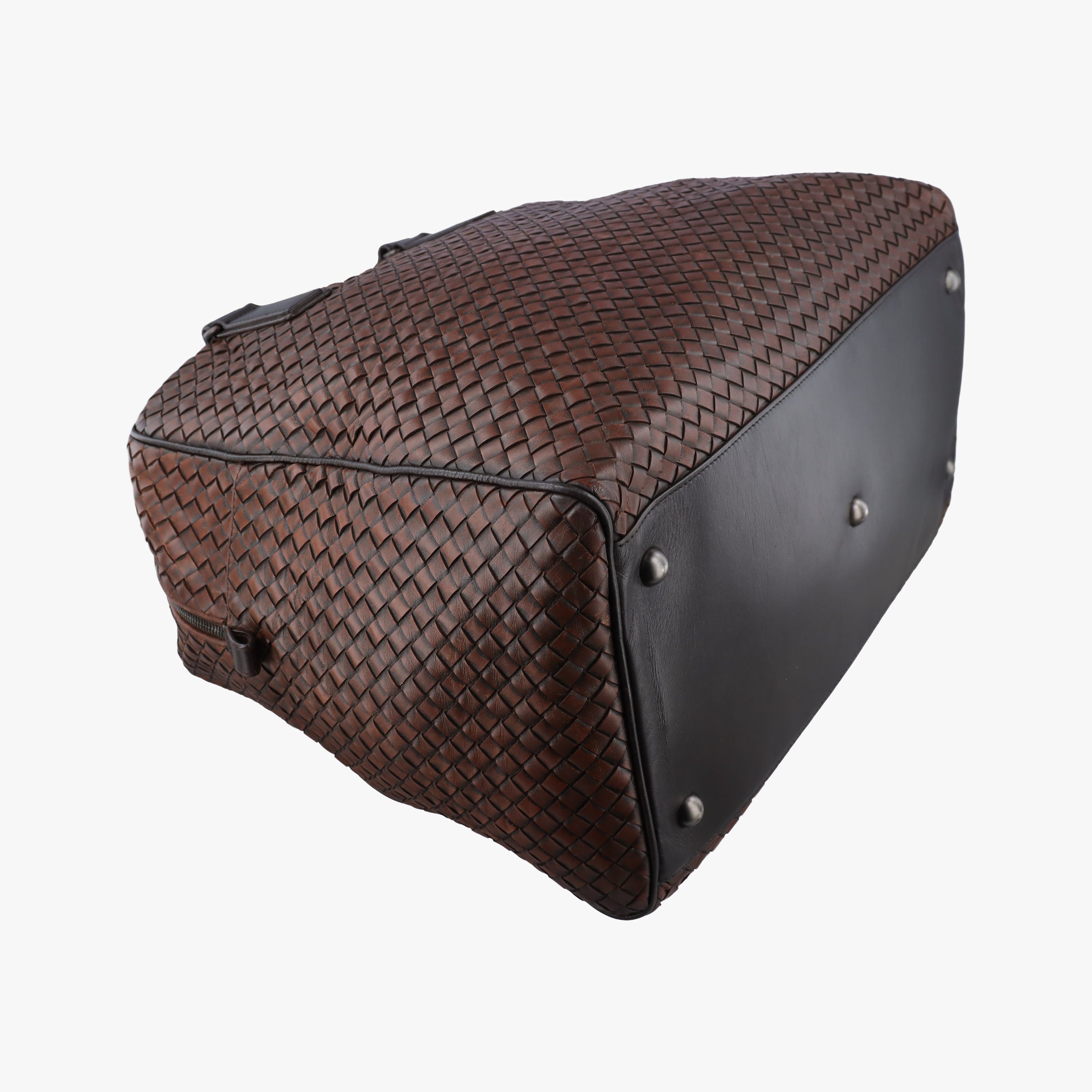 Pre-owned Bottega Veneta Intrecciato Brown lambskin  handbag | stylenewstar