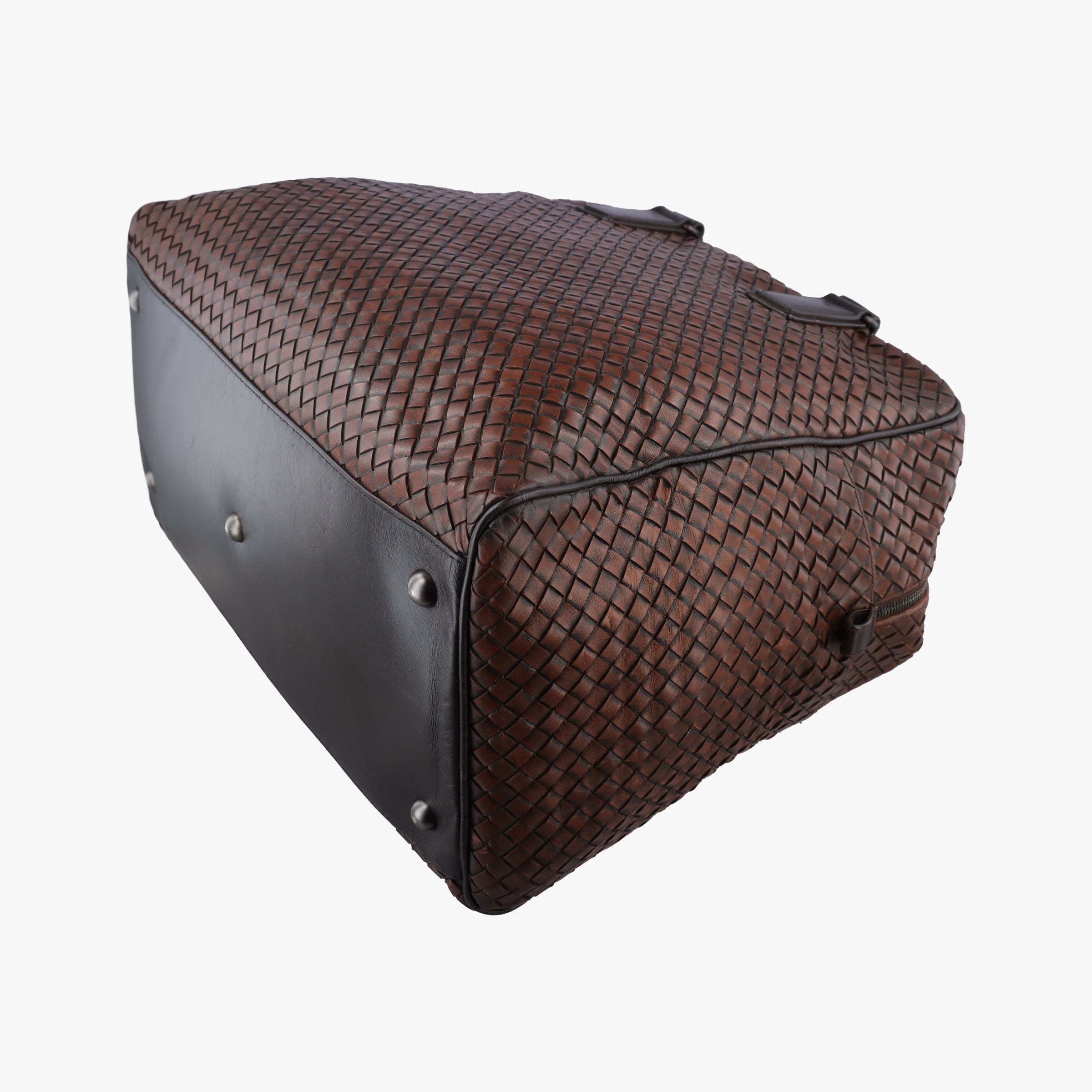 Pre-owned Bottega Veneta Intrecciato Brown lambskin  handbag | stylenewstar