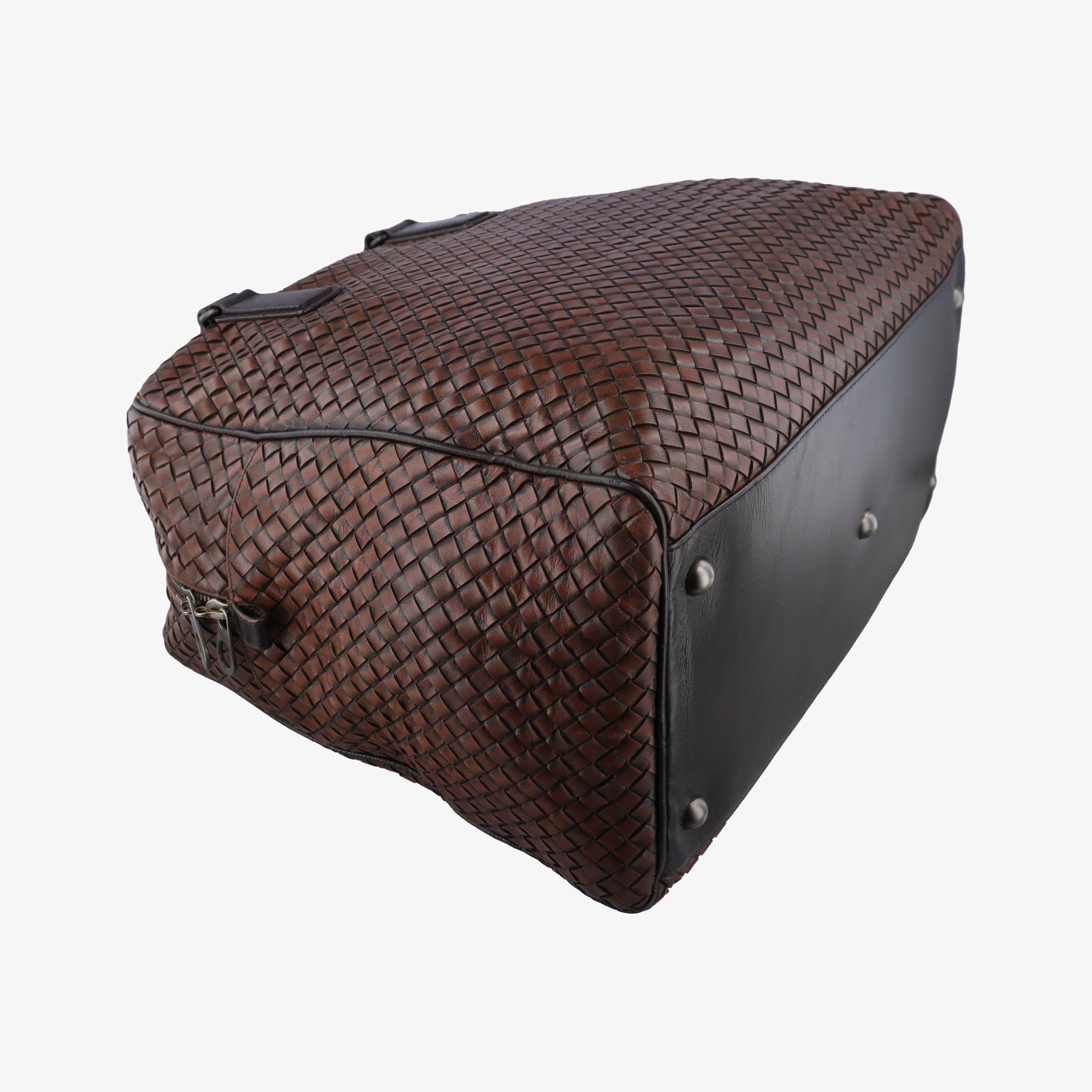 Pre-owned Bottega Veneta Intrecciato Brown lambskin  handbag | stylenewstar