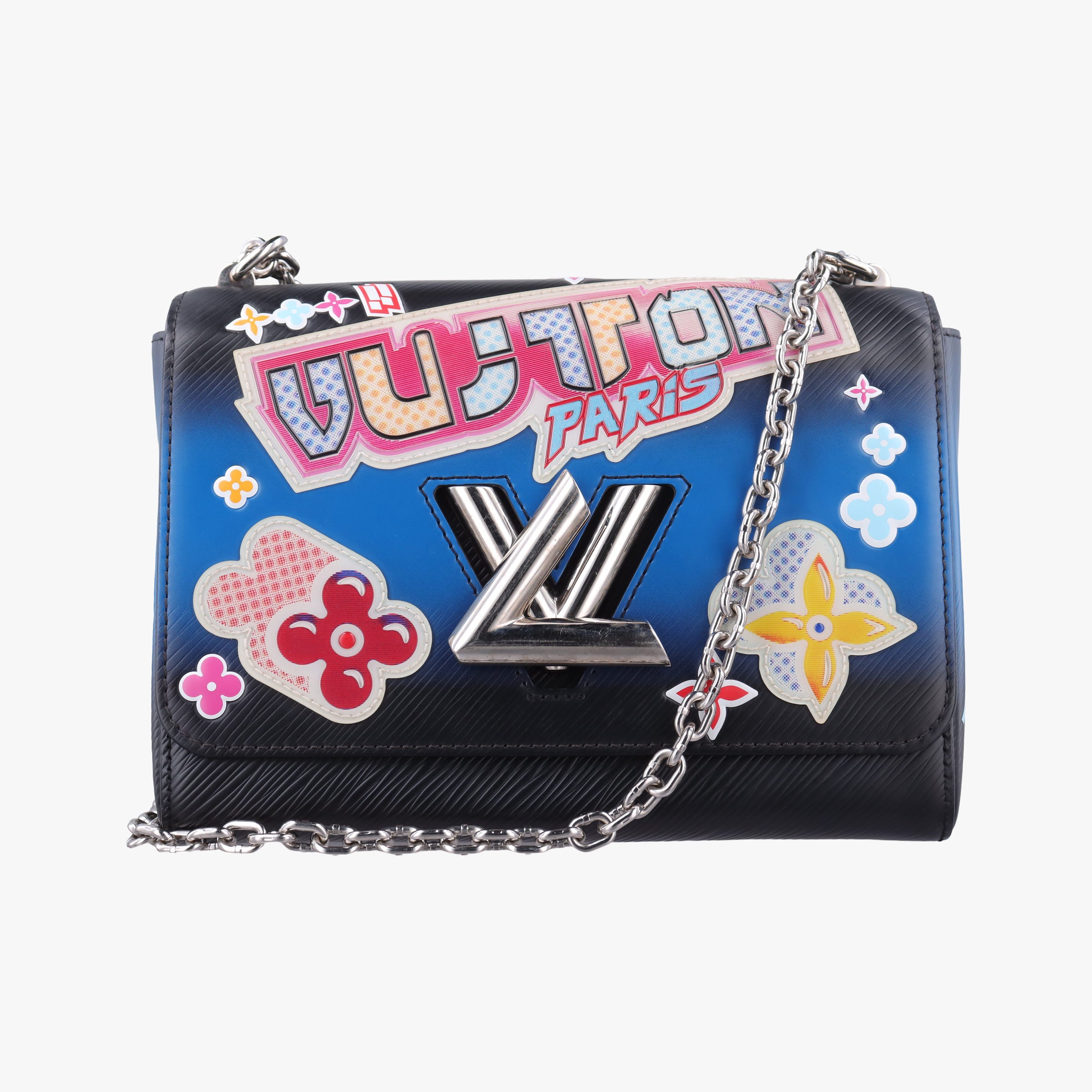 Vintage Louis Vuitton Twist MM Multicolor ×Black Epi   shoulderbag | stylenewstar