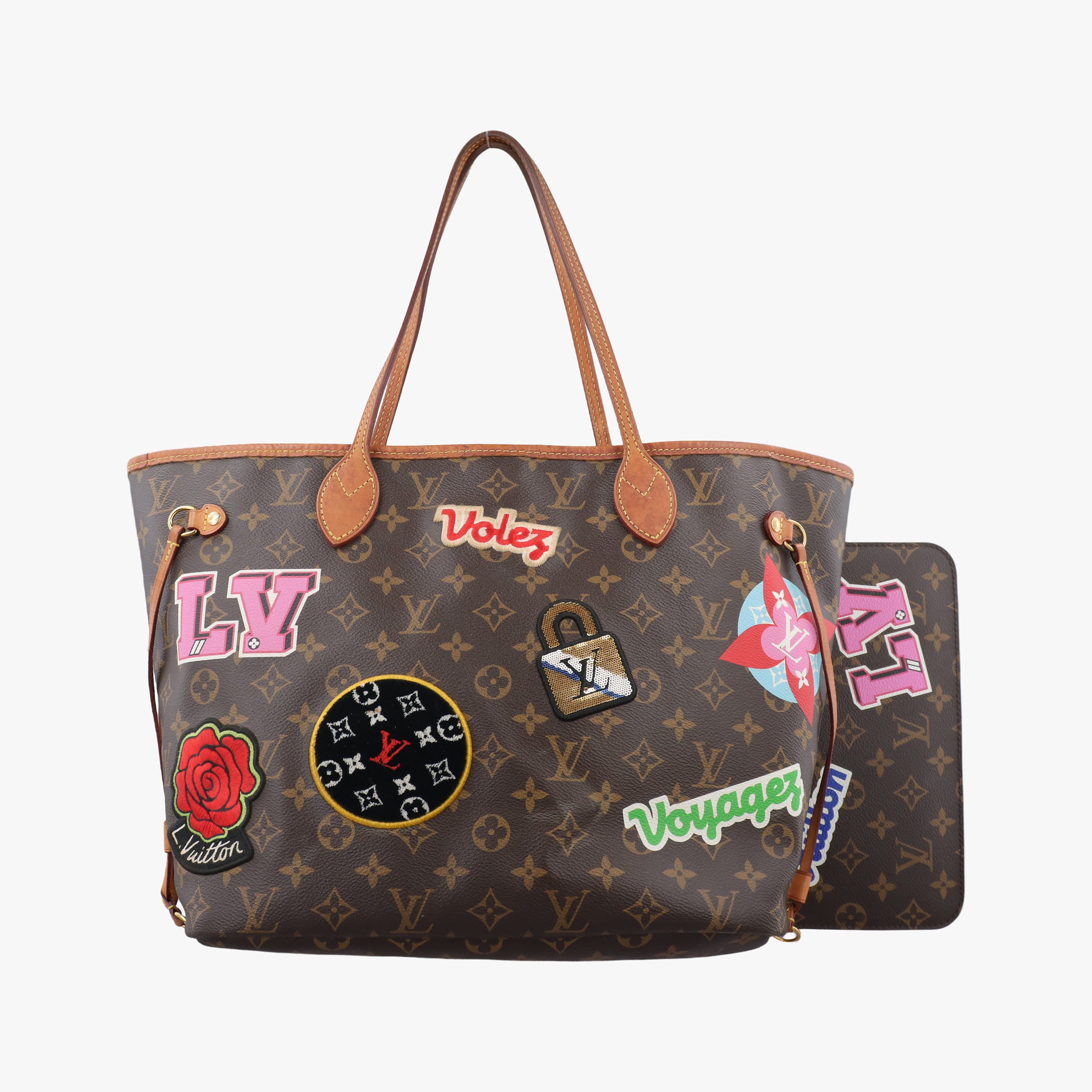 Pre-owned Louis Vuitton Neverfull MM brown×multi Monogram Canvas M43988 shoulderbag | stylenewstar