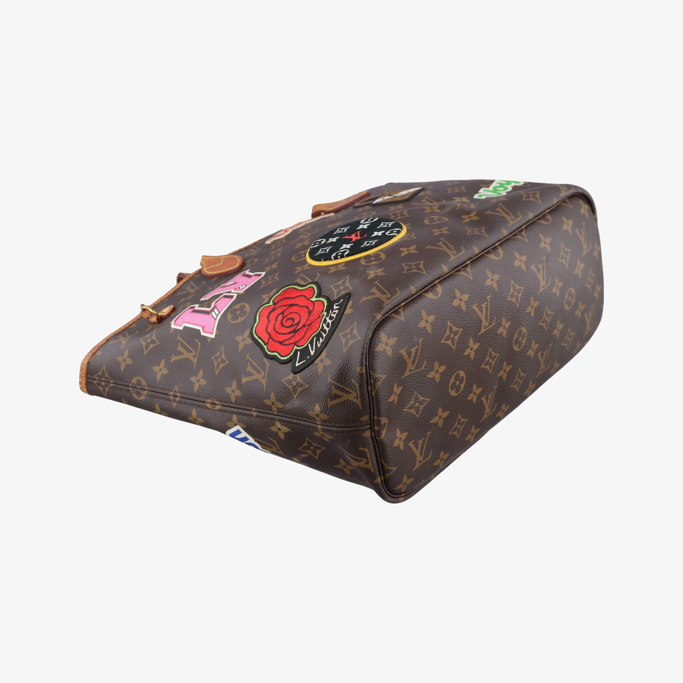Pre-owned Louis Vuitton Neverfull MM brown×multi Monogram Canvas M43988 shoulderbag | stylenewstar