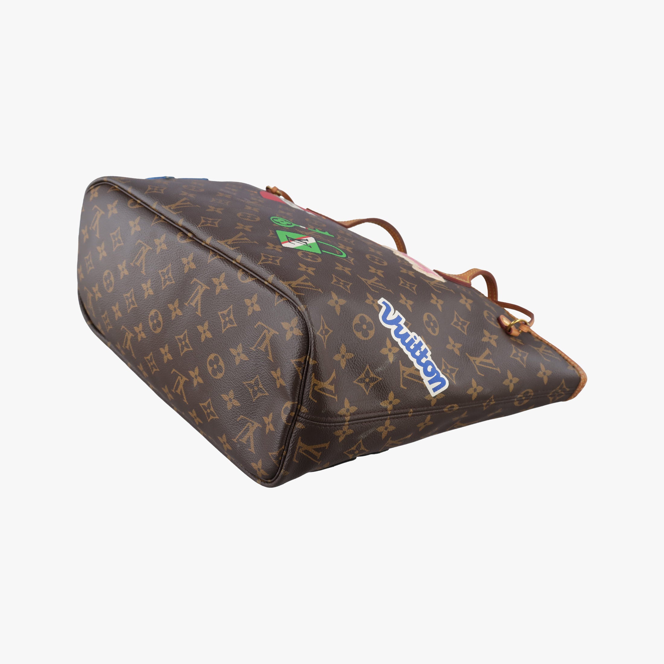 Pre-owned Louis Vuitton Neverfull MM brown×multi Monogram Canvas M43988 shoulderbag | stylenewstar