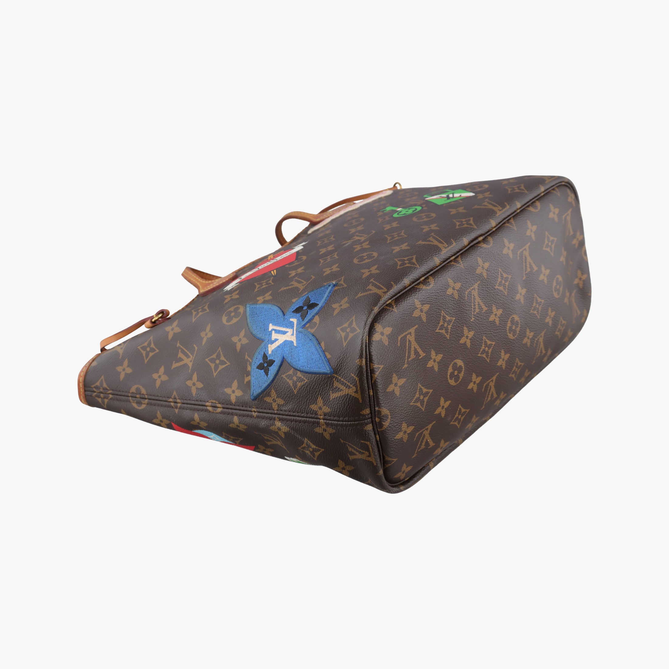 Pre-owned Louis Vuitton Neverfull MM brown×multi Monogram Canvas M43988 shoulderbag | stylenewstar