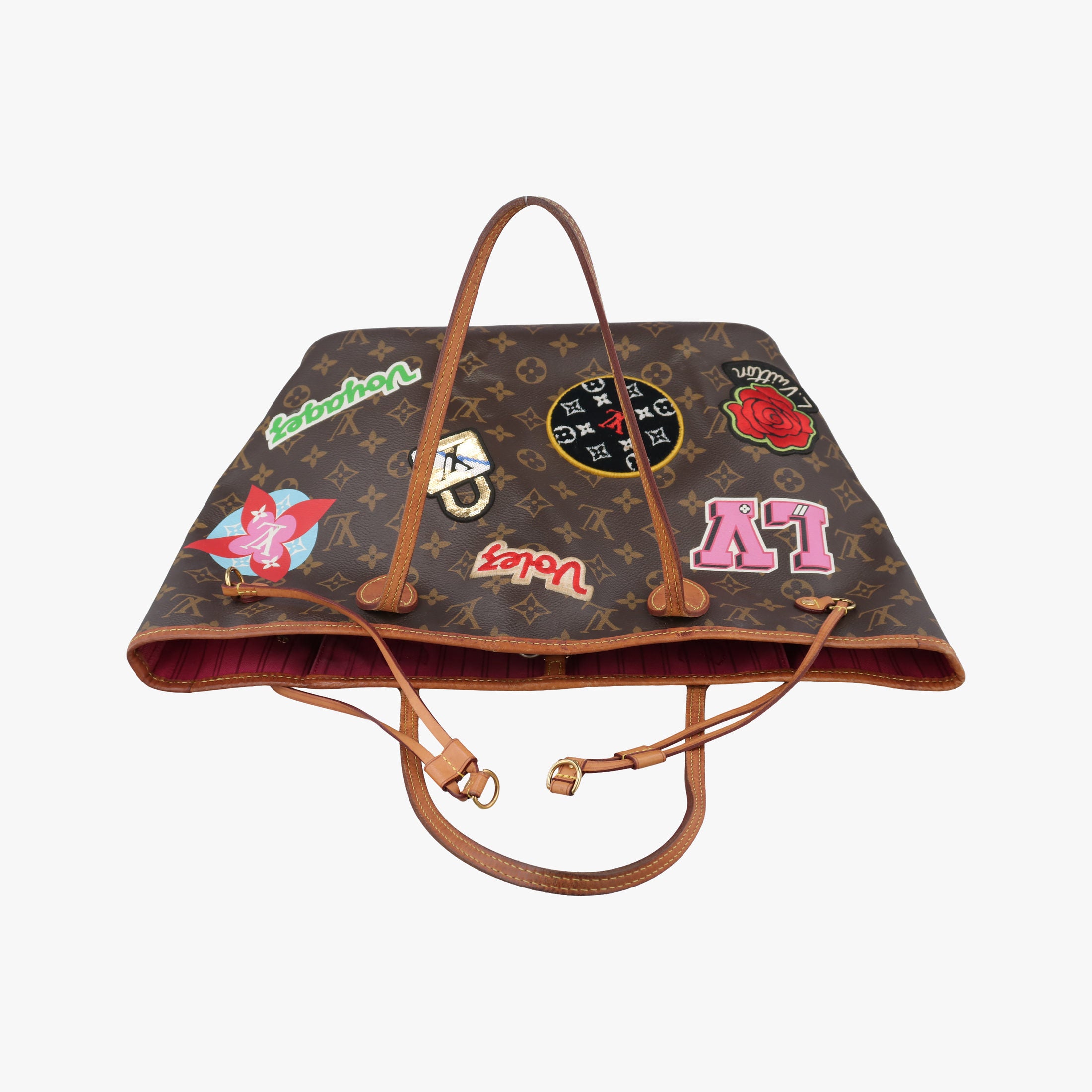 Pre-owned Louis Vuitton Neverfull MM brown×multi Monogram Canvas M43988 shoulderbag | stylenewstar