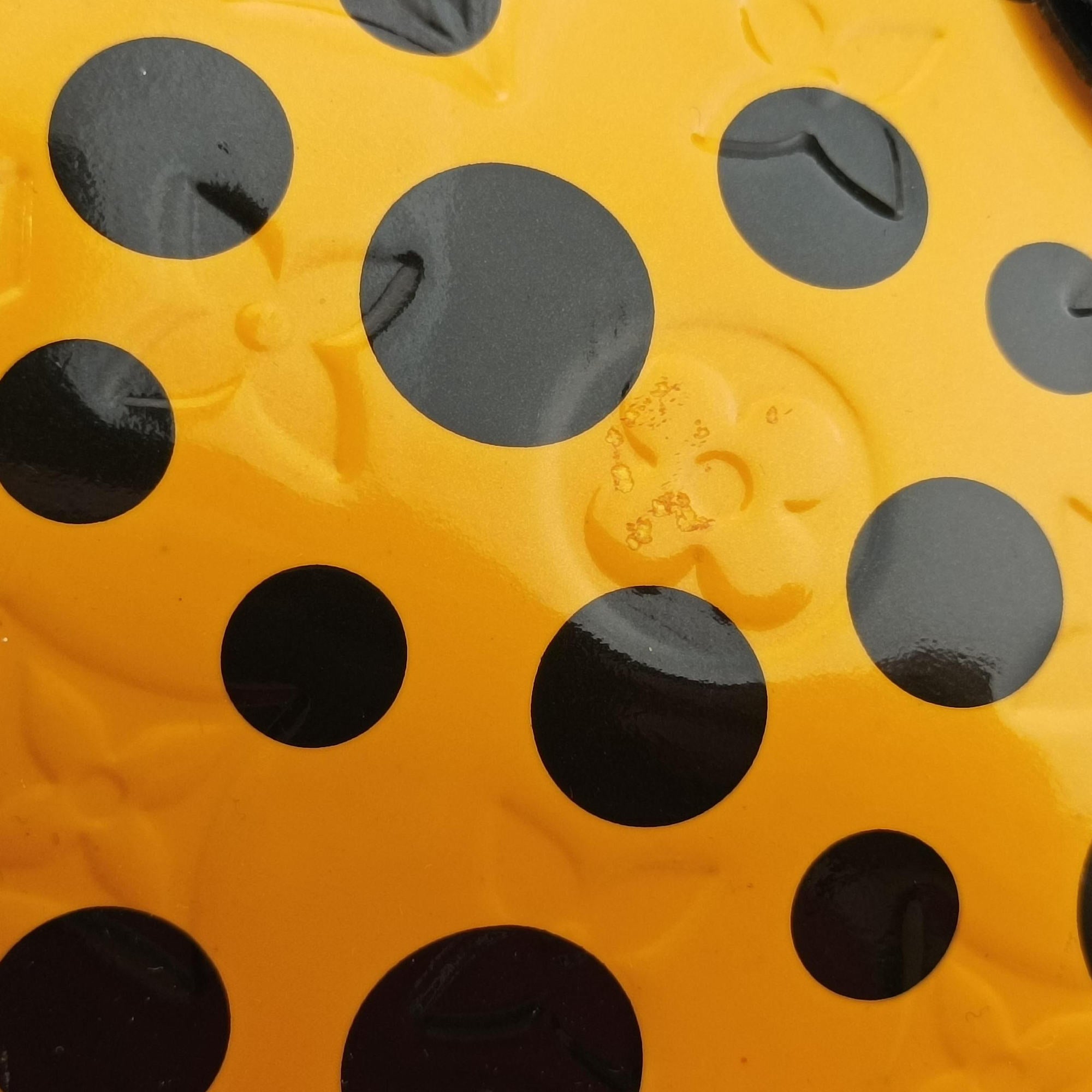 Pre-owned Louis Vuitton Dot Infinity Lockit MM Yayoi Kusama Jaune×Black Vernis M91398 handbag | stylenewstar