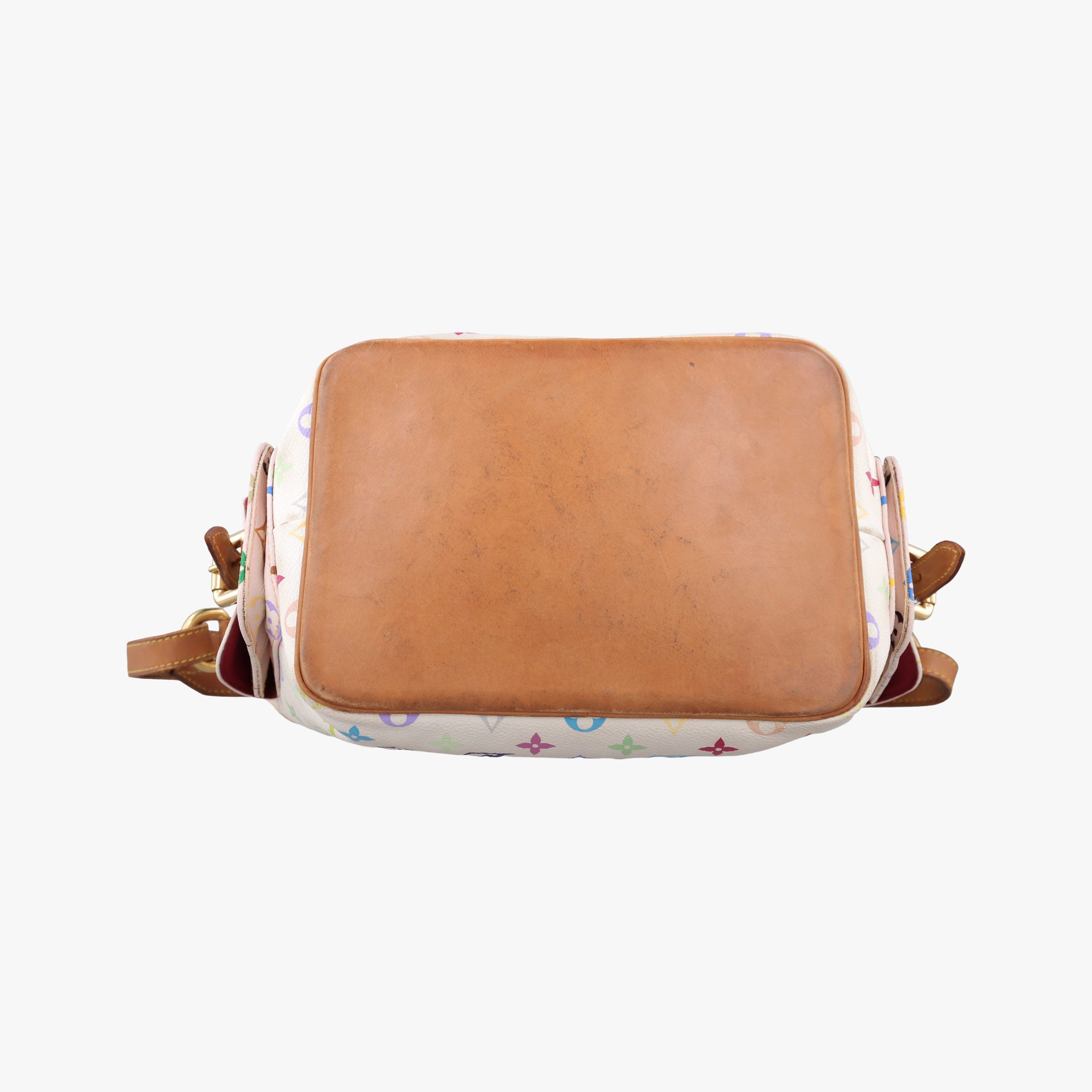 Pre-owned Louis Vuitton Petit NOe white Monogram Multicolor M42229 shoulderbag | stylenewstar