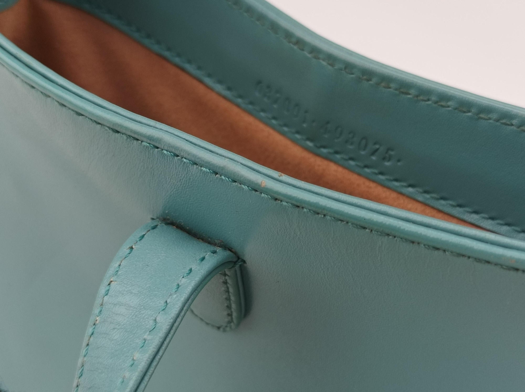 Vintage Gucci JACKIE 1961 Blue Leather 637091 shoulderbag | stylenewstar