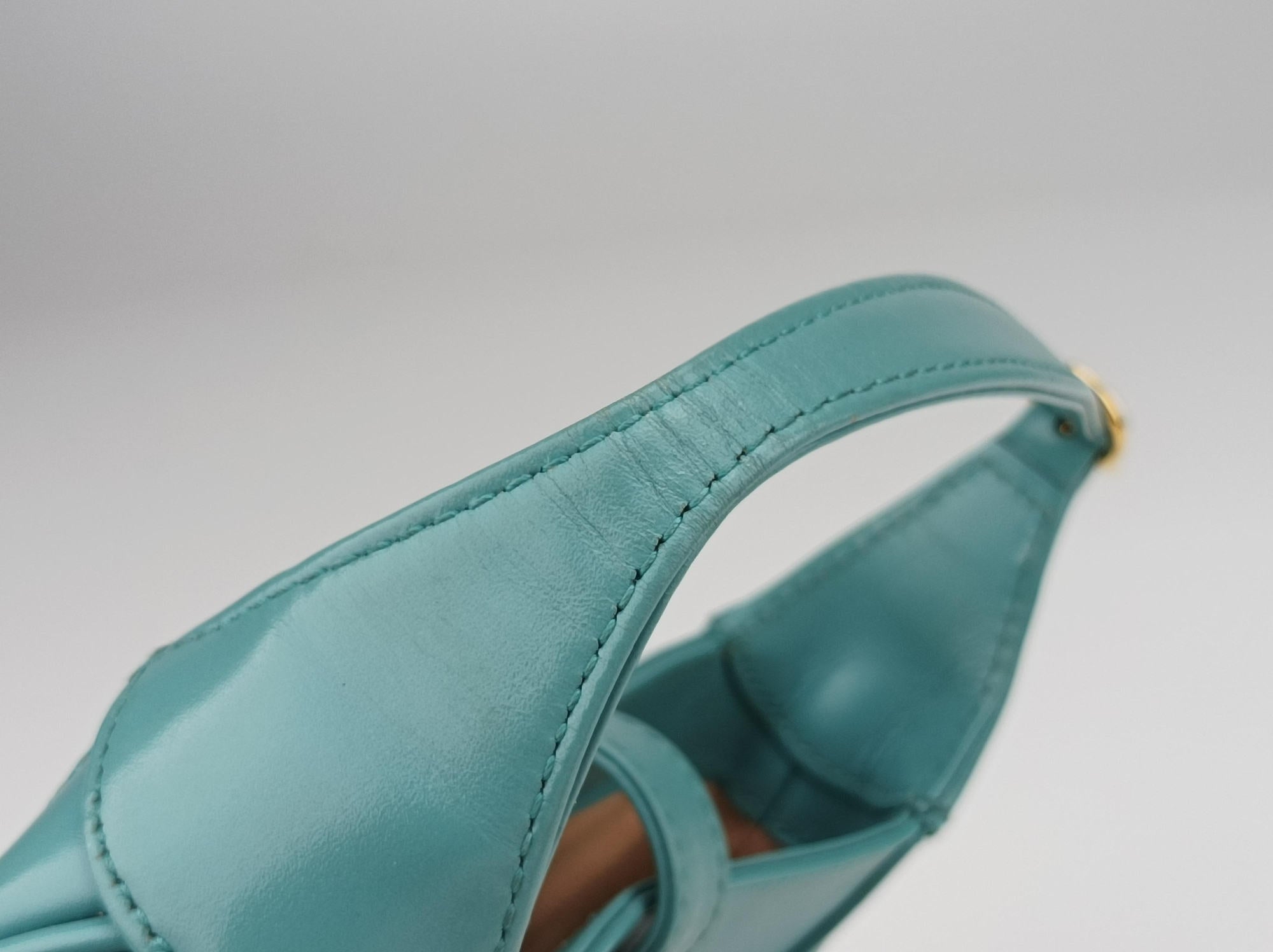 Vintage Gucci JACKIE 1961 Blue Leather 637091 shoulderbag | stylenewstar
