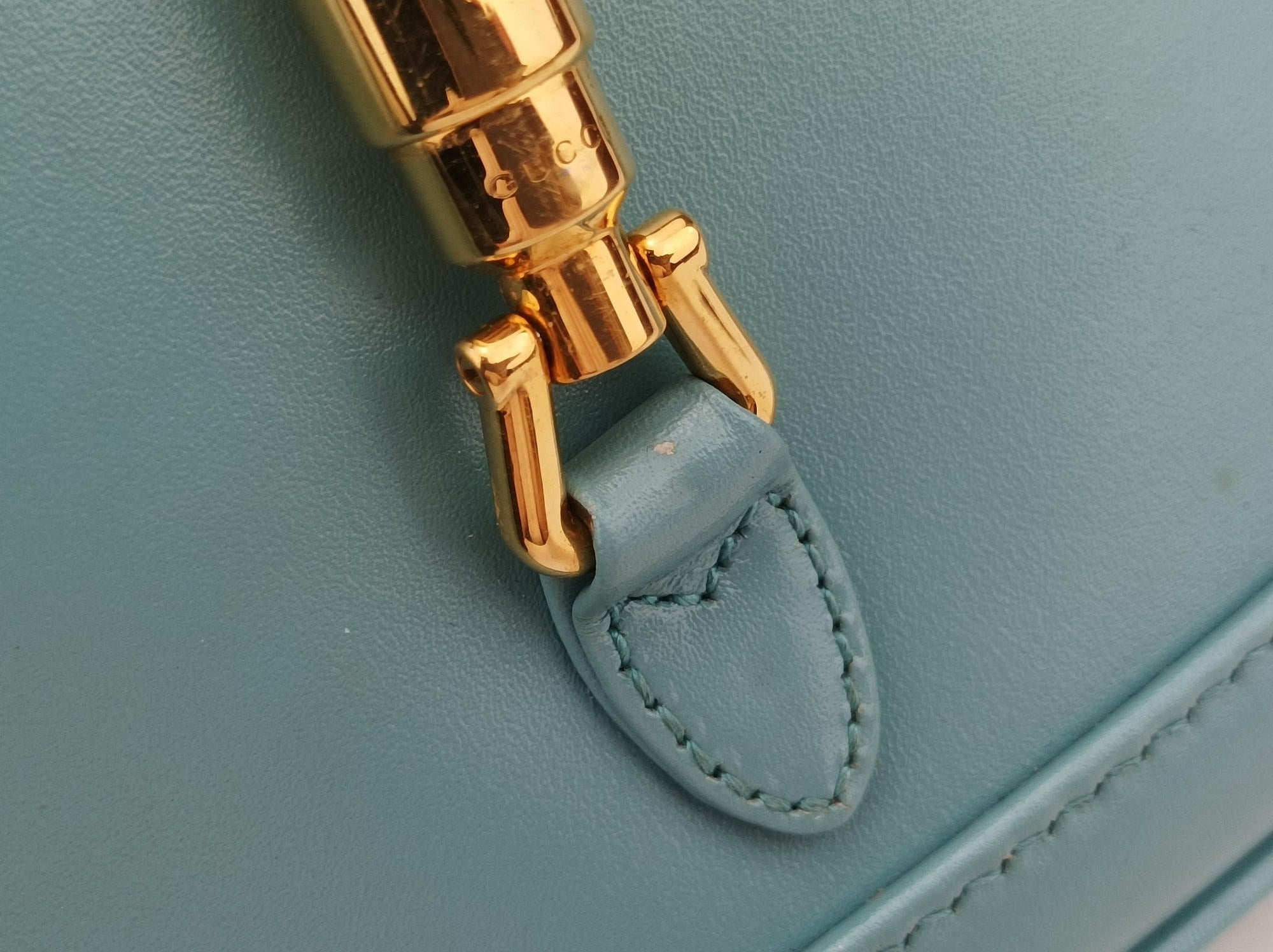 Vintage Gucci JACKIE 1961 Blue Leather 637091 shoulderbag | stylenewstar