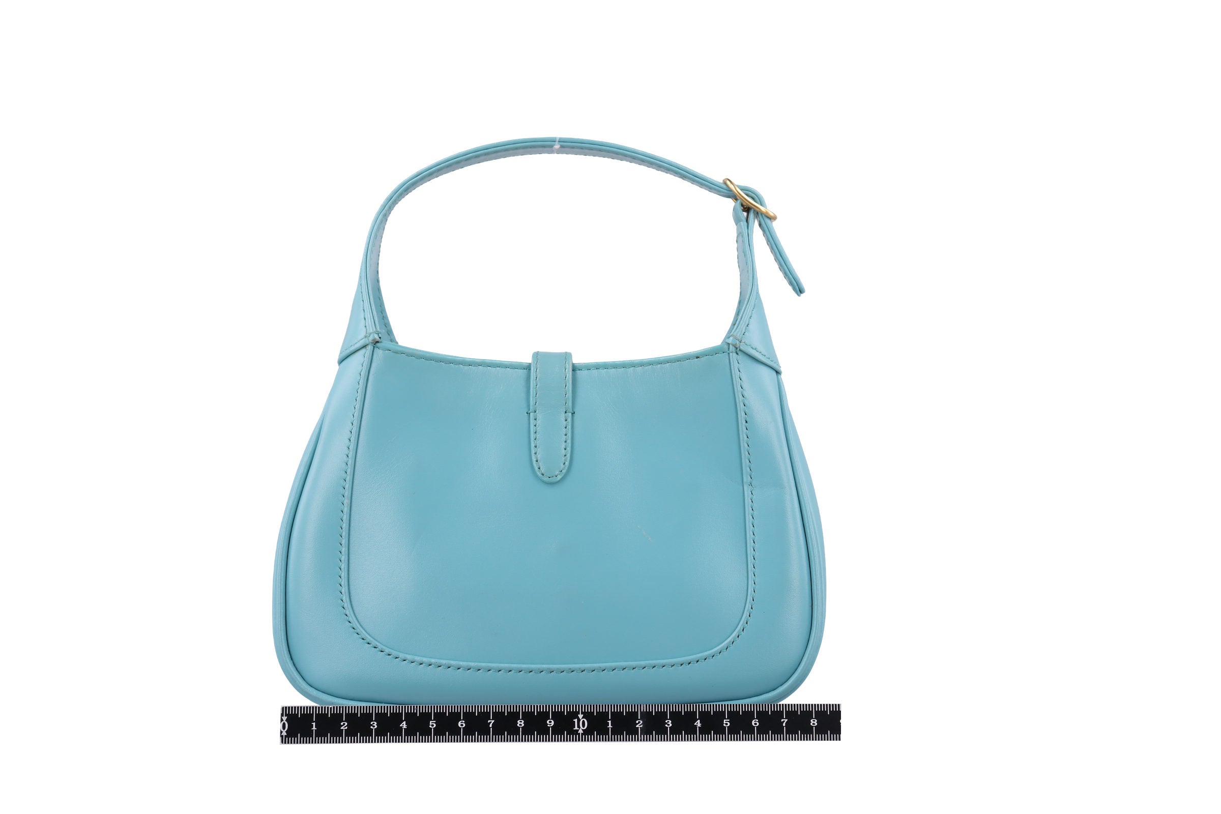 Vintage Gucci JACKIE 1961 Blue Leather 637091 shoulderbag | stylenewstar