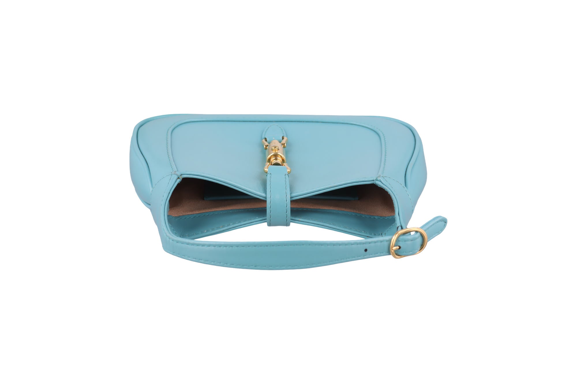 Vintage Gucci JACKIE 1961 Blue Leather 637091 shoulderbag | stylenewstar