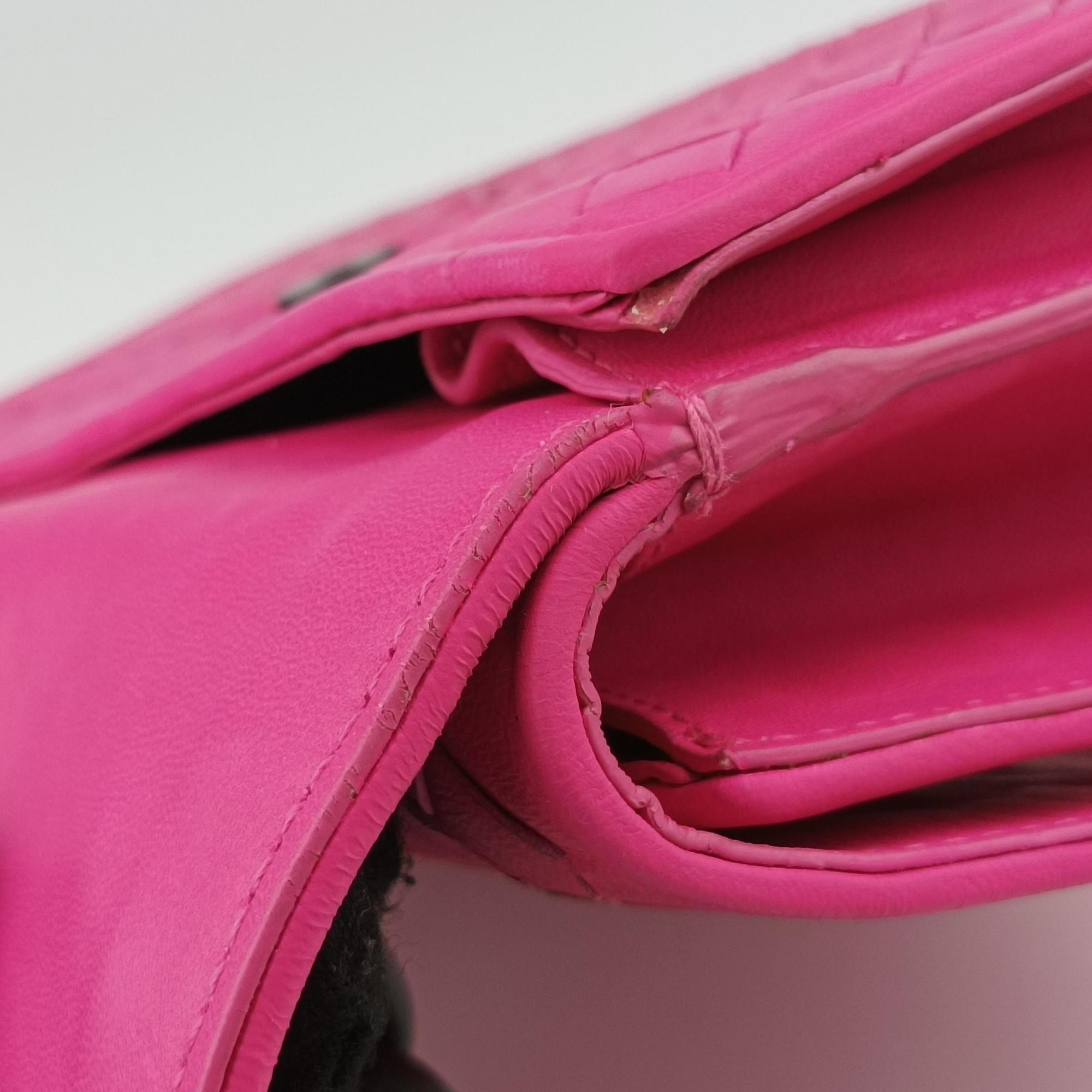 Vintage Bottega Veneta Intrecciato Olimpia Pink lambskin  shoulderbag | stylenewstar