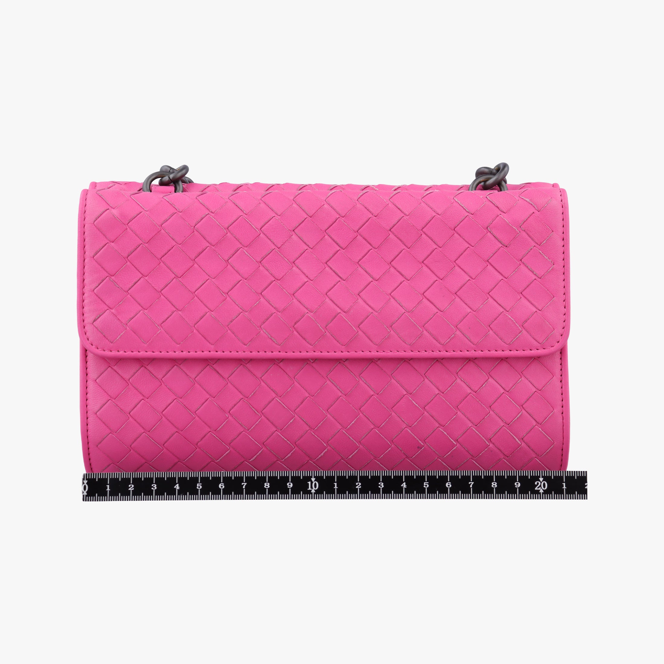 Vintage Bottega Veneta Intrecciato Olimpia Pink lambskin  shoulderbag | stylenewstar
