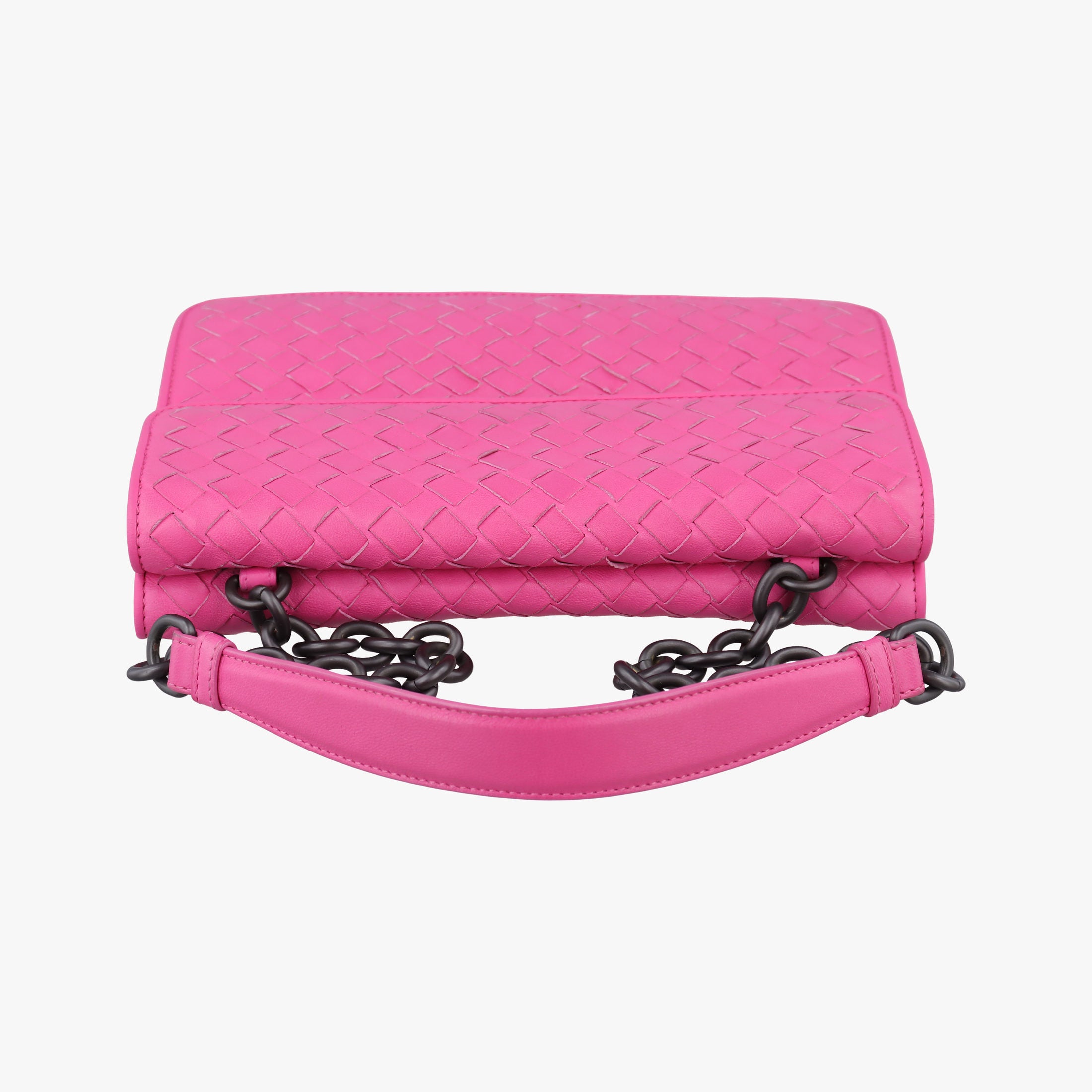 Vintage Bottega Veneta Intrecciato Olimpia Pink lambskin  shoulderbag | stylenewstar