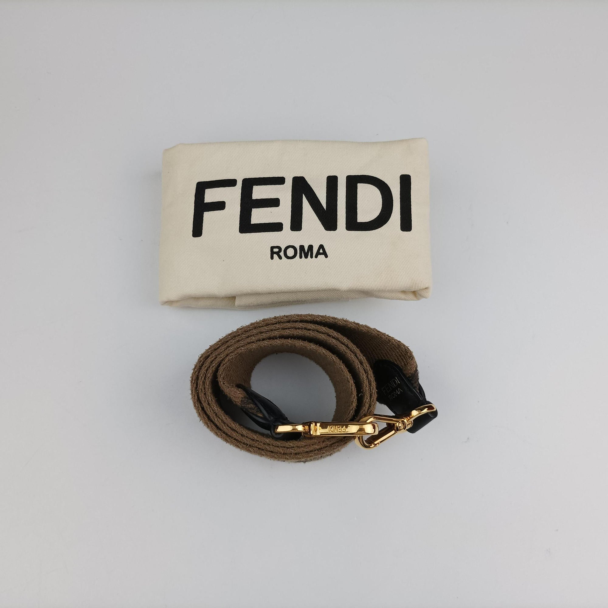 Vintage Fendi Flip Brown×Red×Navy Leather×Suede 8BT302 shoulderbag | stylenewstar
