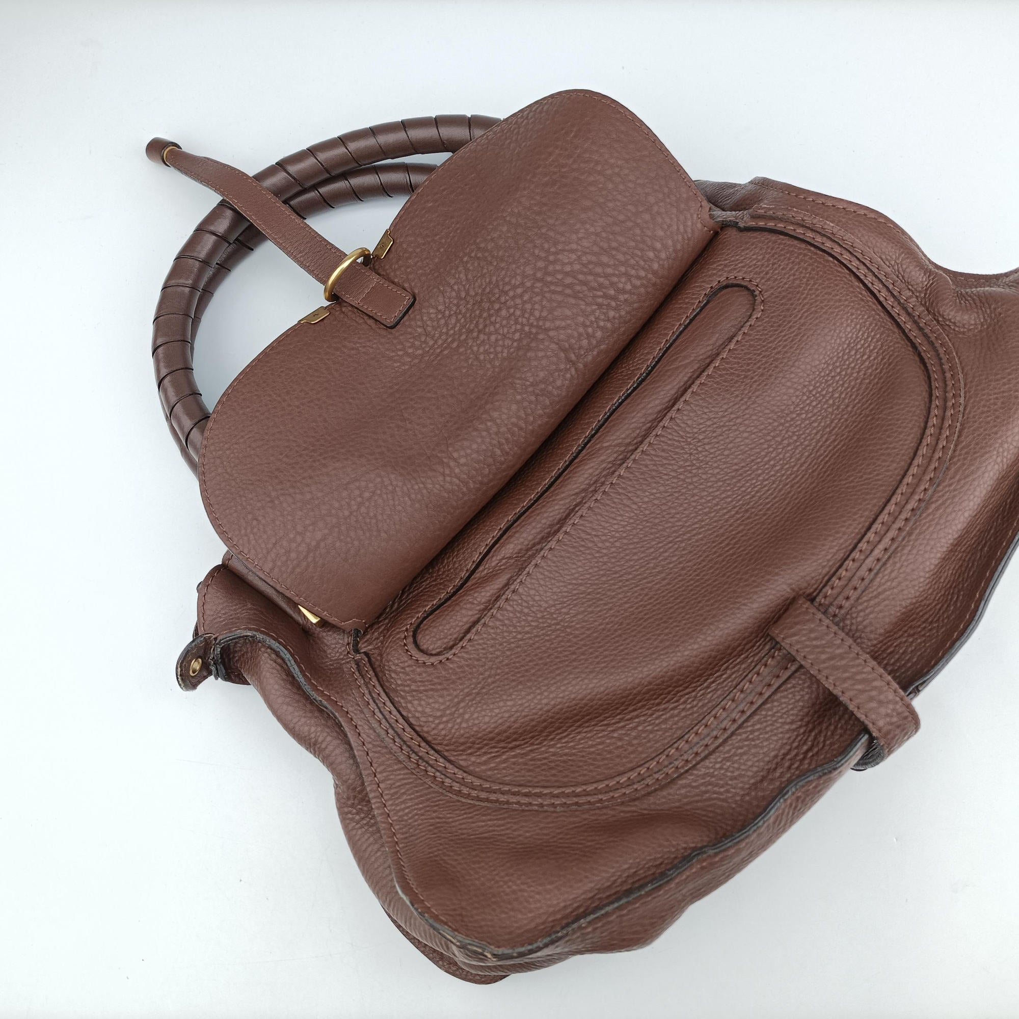 Vintage Chloe Mercy Brown Leather  shoulderbag | stylenewstar
