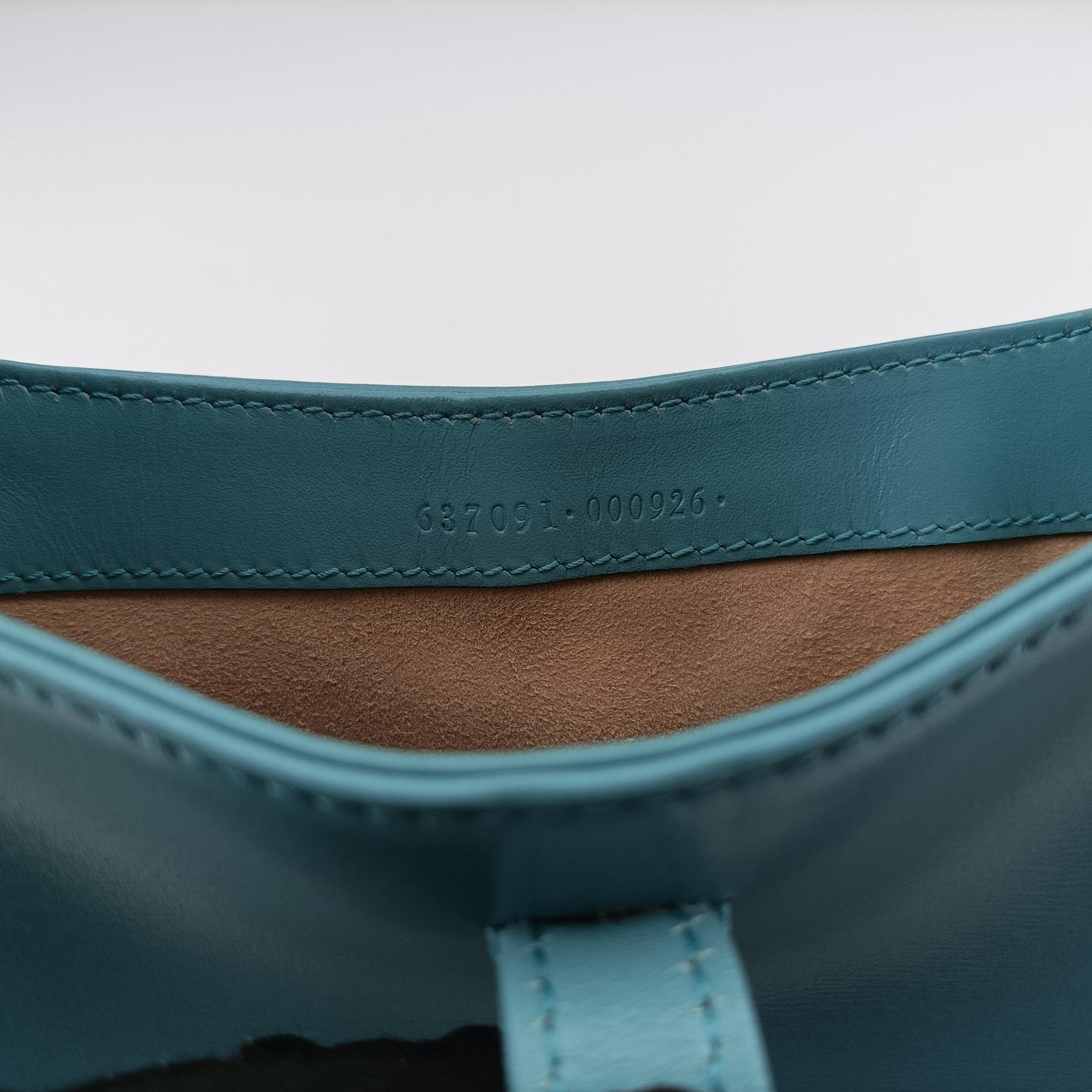 Vintage Gucci JACKIE 1961 Blue Leather 637091 shoulderbag | stylenewstar