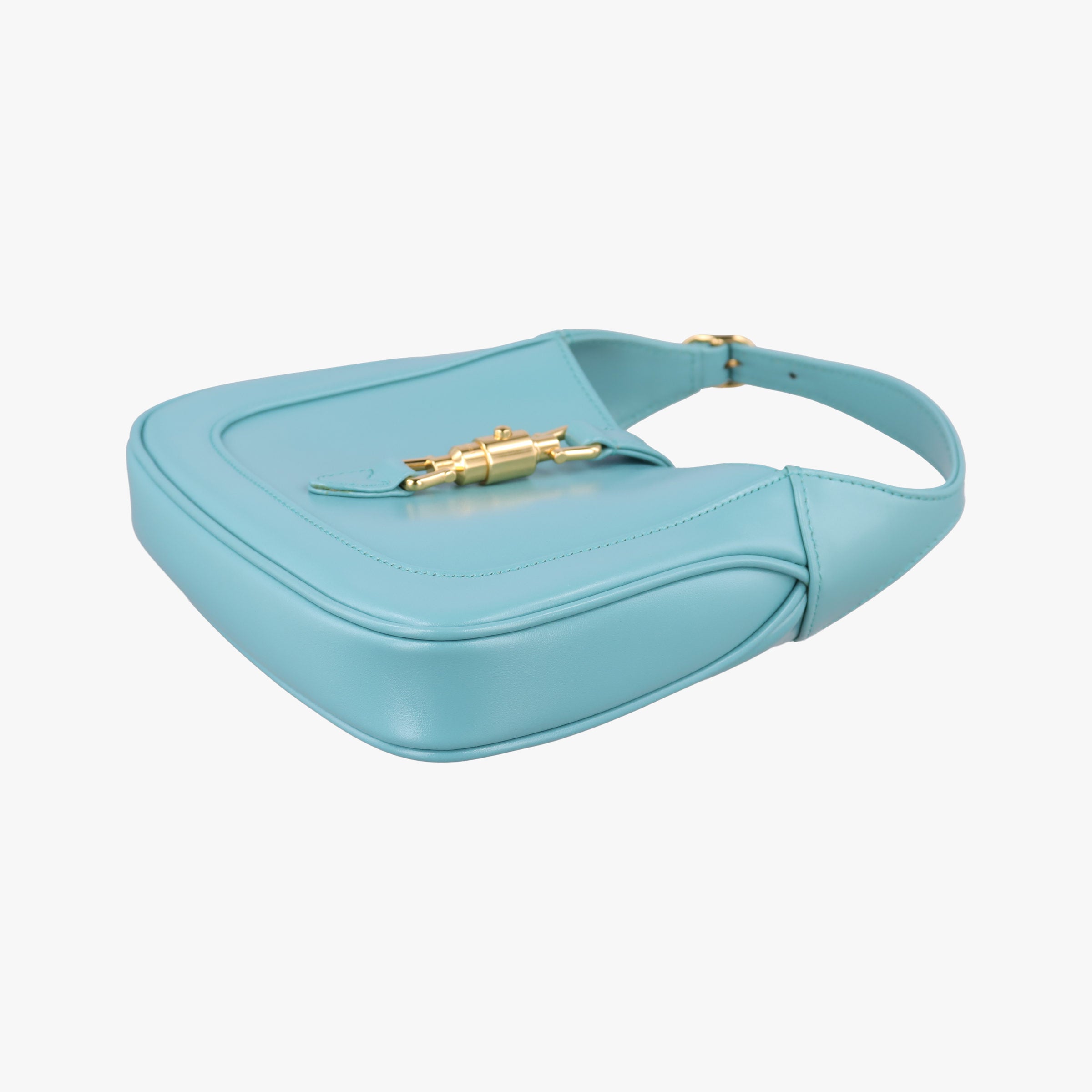 Vintage Gucci JACKIE 1961 Blue Leather 637091 shoulderbag | stylenewstar