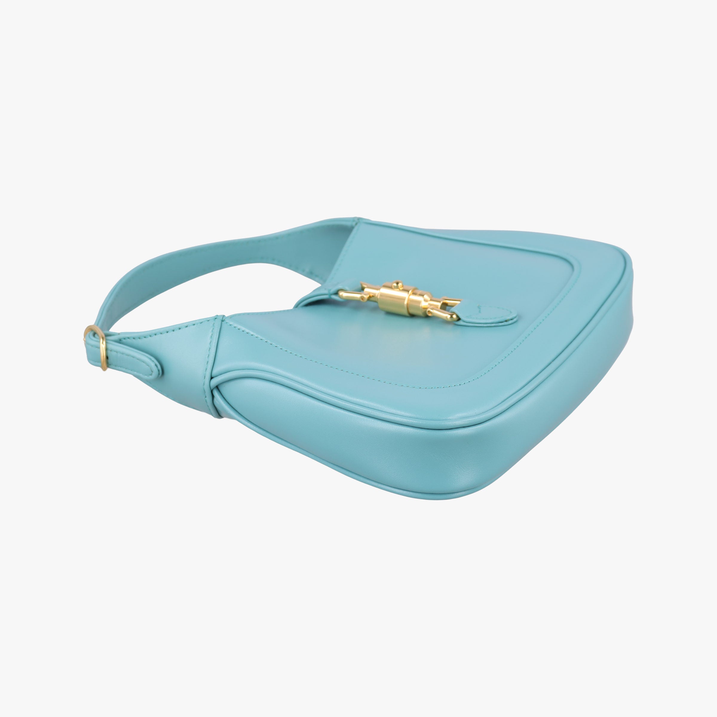 Vintage Gucci JACKIE 1961 Blue Leather 637091 shoulderbag | stylenewstar