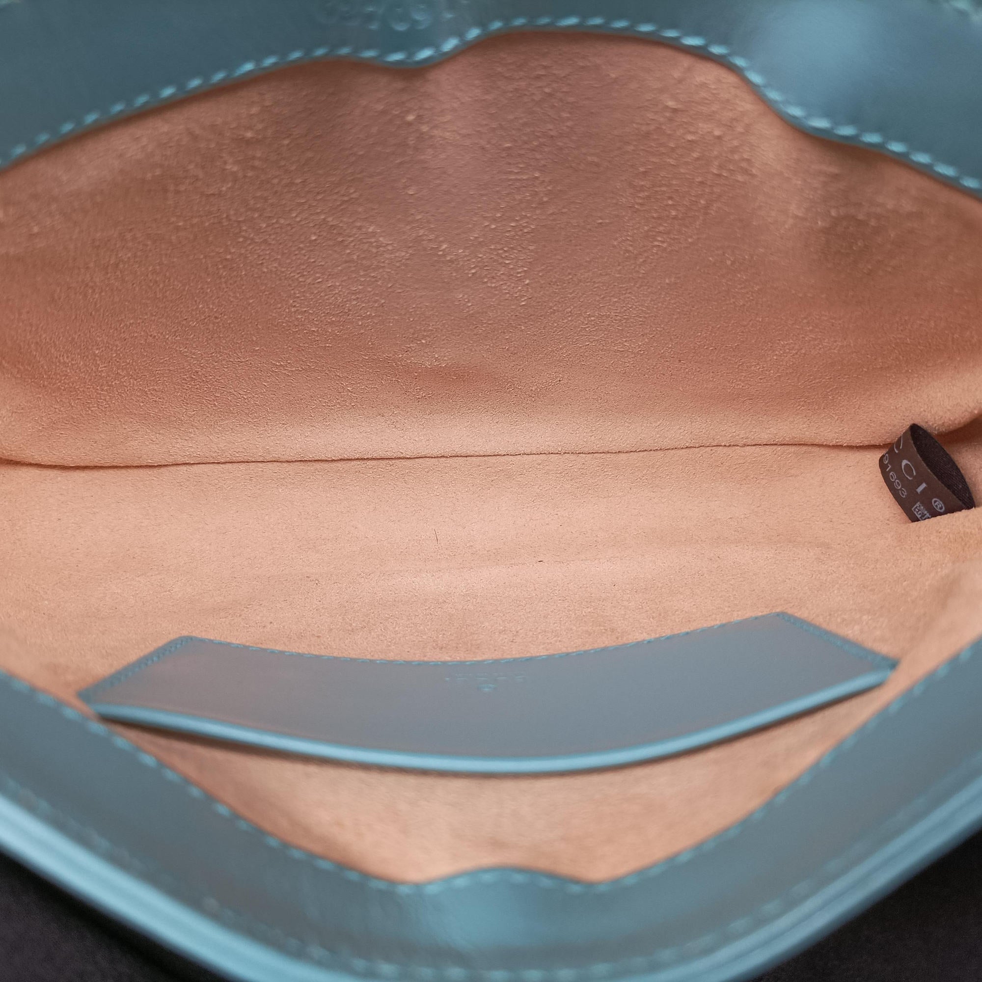 Vintage Gucci JACKIE 1961 Blue Leather 637091 shoulderbag | stylenewstar