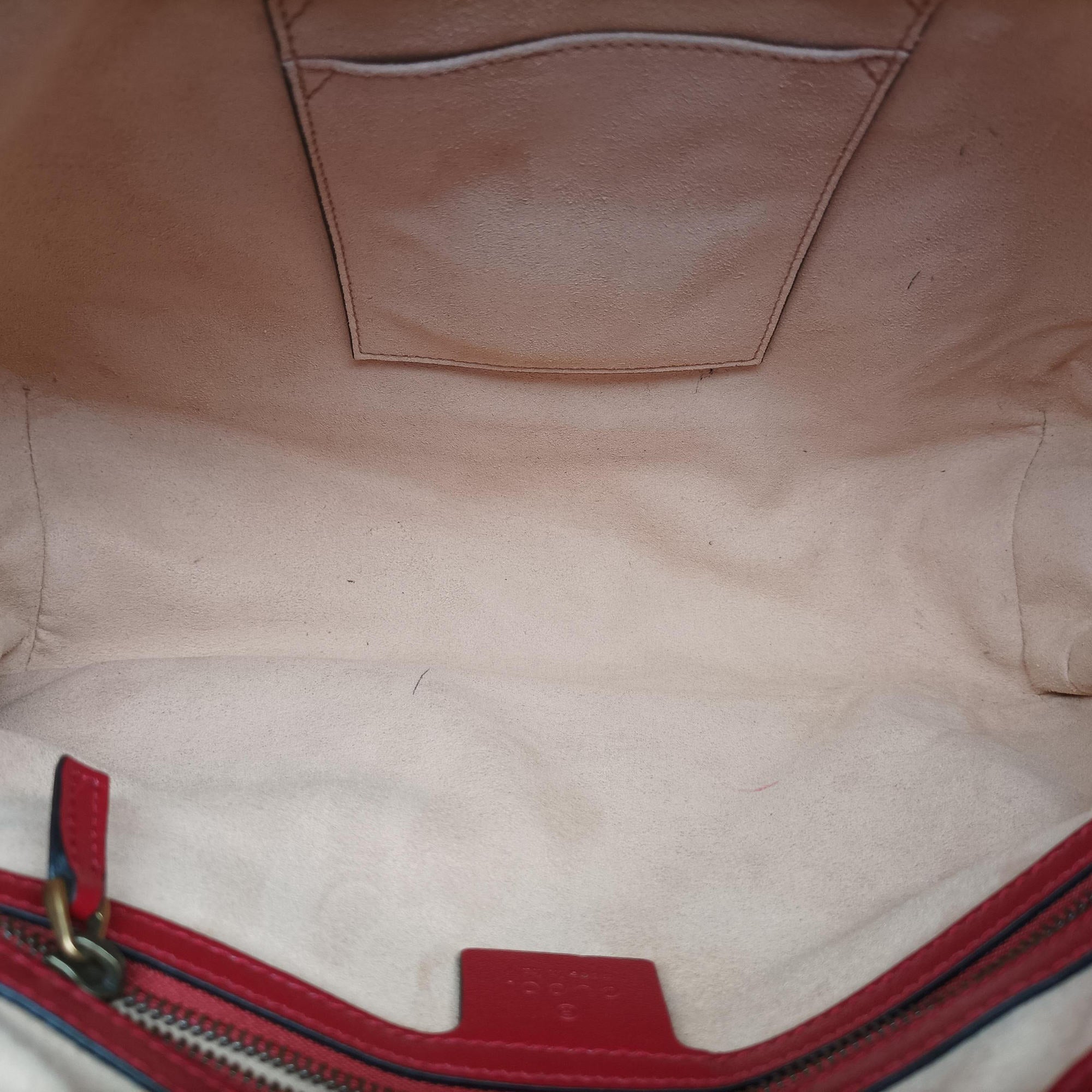 Vintage Gucci GG Marmont Black×red Leather 498109 shoulderbag | stylenewstar