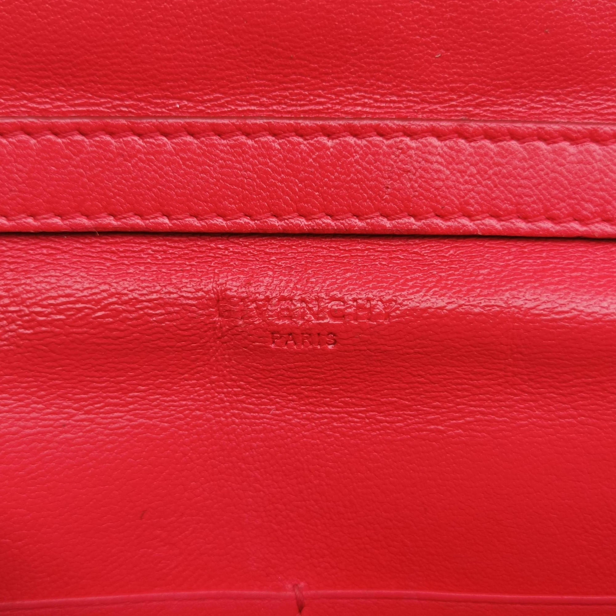 Pre-owned Givenchy Star Animation Red Leather  shoulderbag | stylenewstar