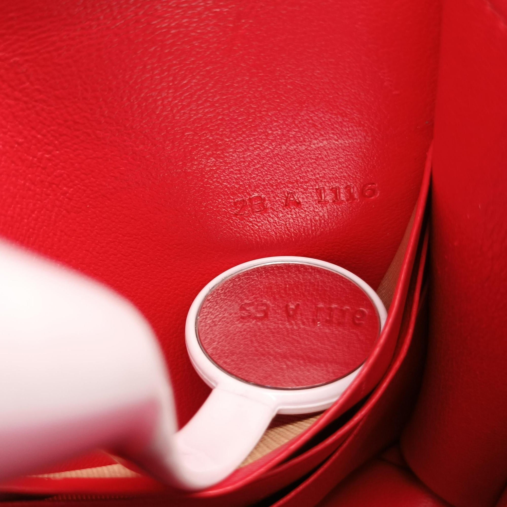 Pre-owned Givenchy Star Animation Red Leather  shoulderbag | stylenewstar