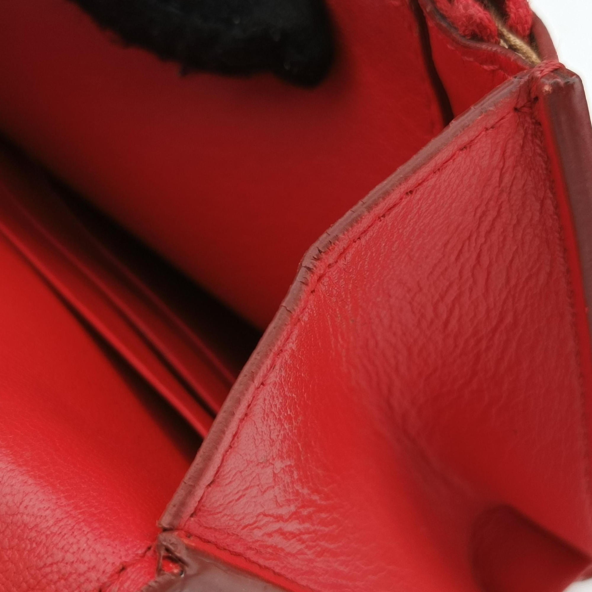 Pre-owned Givenchy Star Animation Red Leather  shoulderbag | stylenewstar