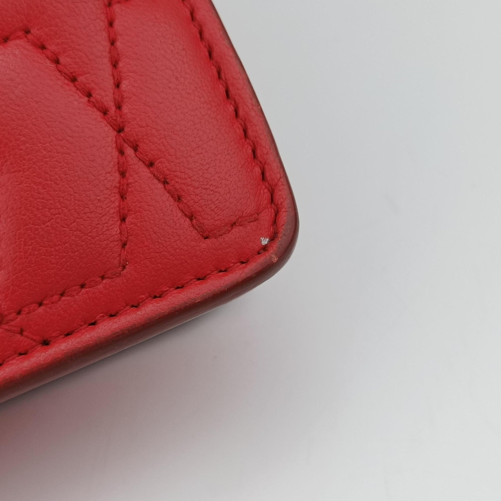 Pre-owned Givenchy Star Animation Red Leather  shoulderbag | stylenewstar