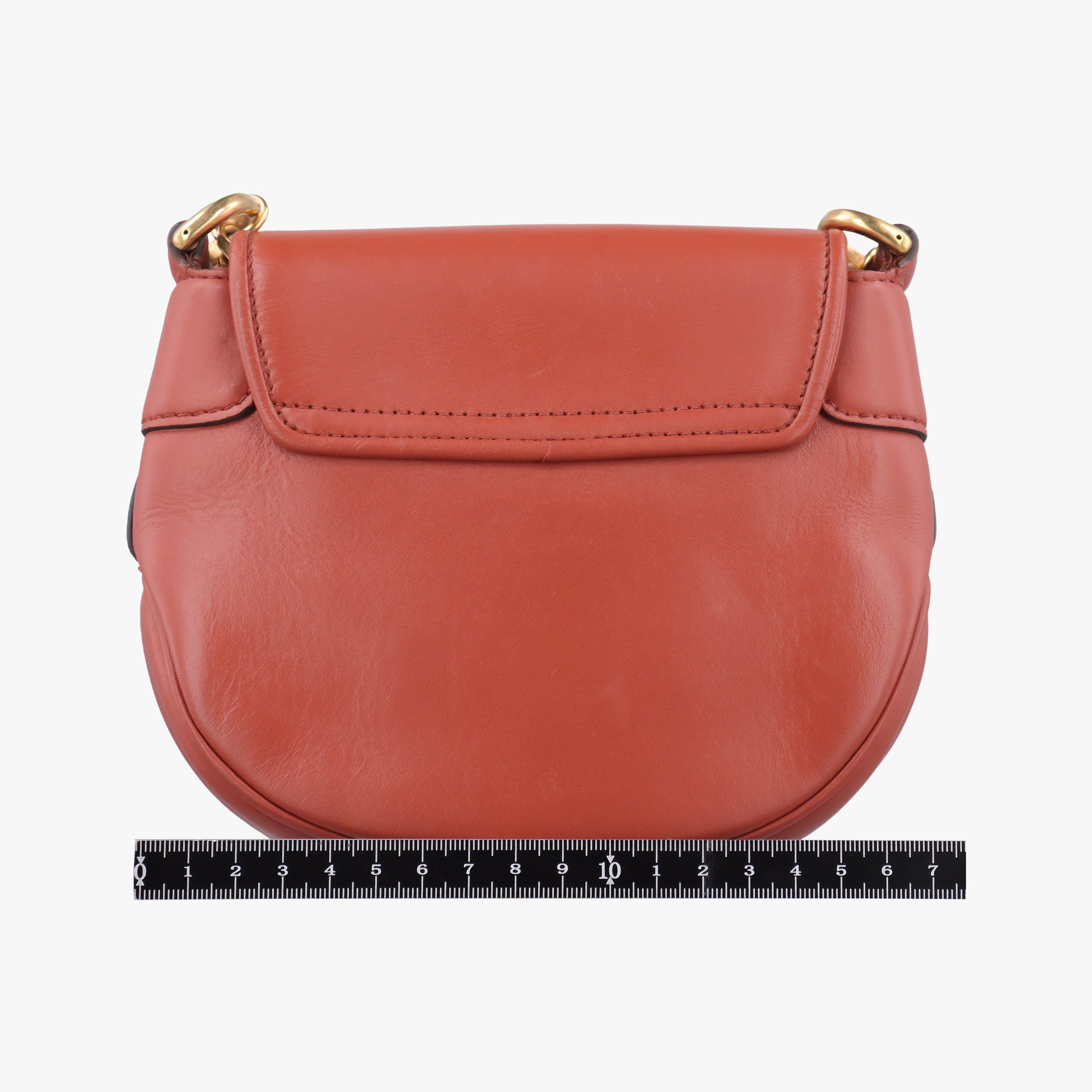 Vintage Gucci Nubuck Tigrette Chain Brown leather 290684 shoulderbag | stylenewstar