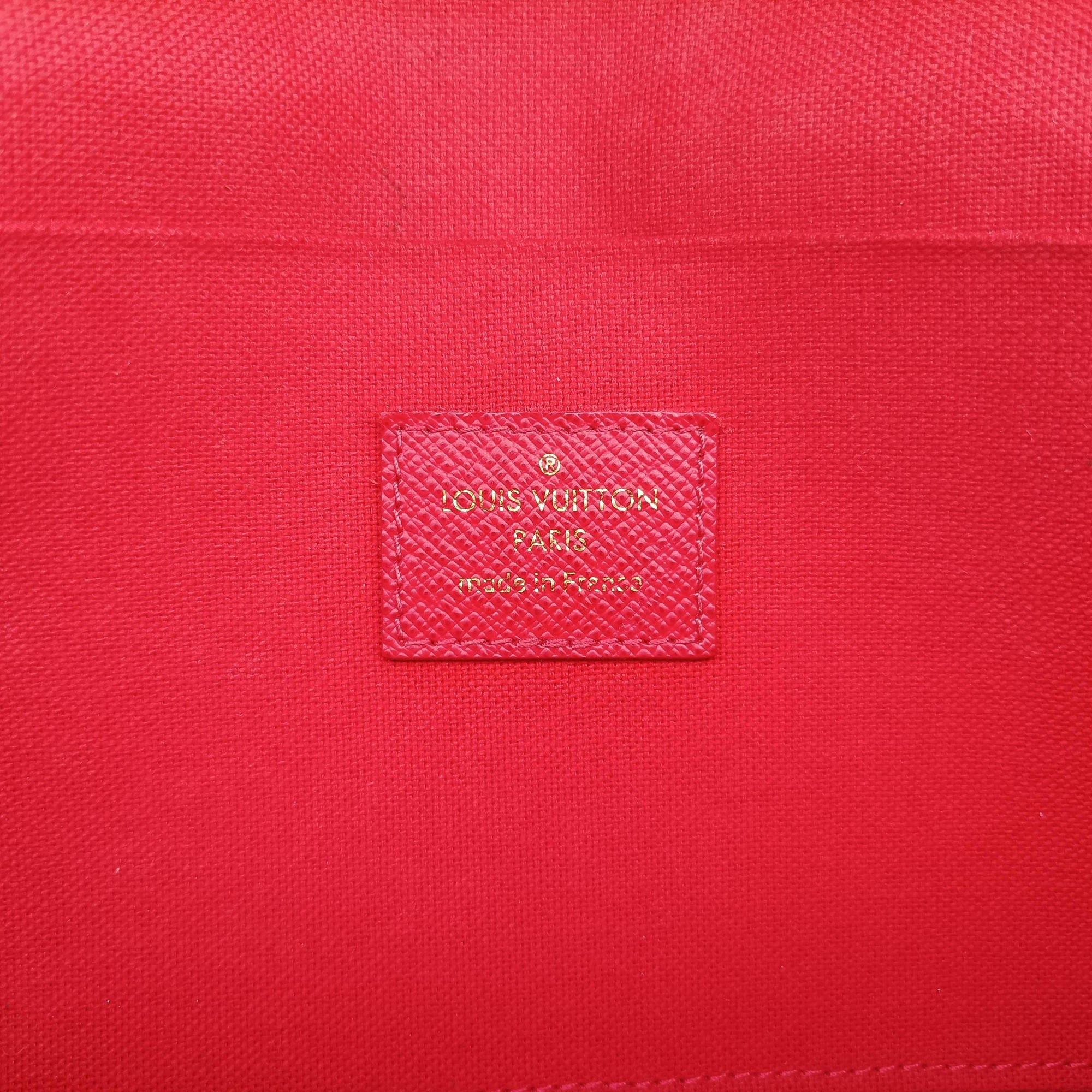 Pre-owned Louis Vuitton Felicie Pochette Brown×Multicolor Monogram Canvas M62145 shoulderbag | stylenewstar