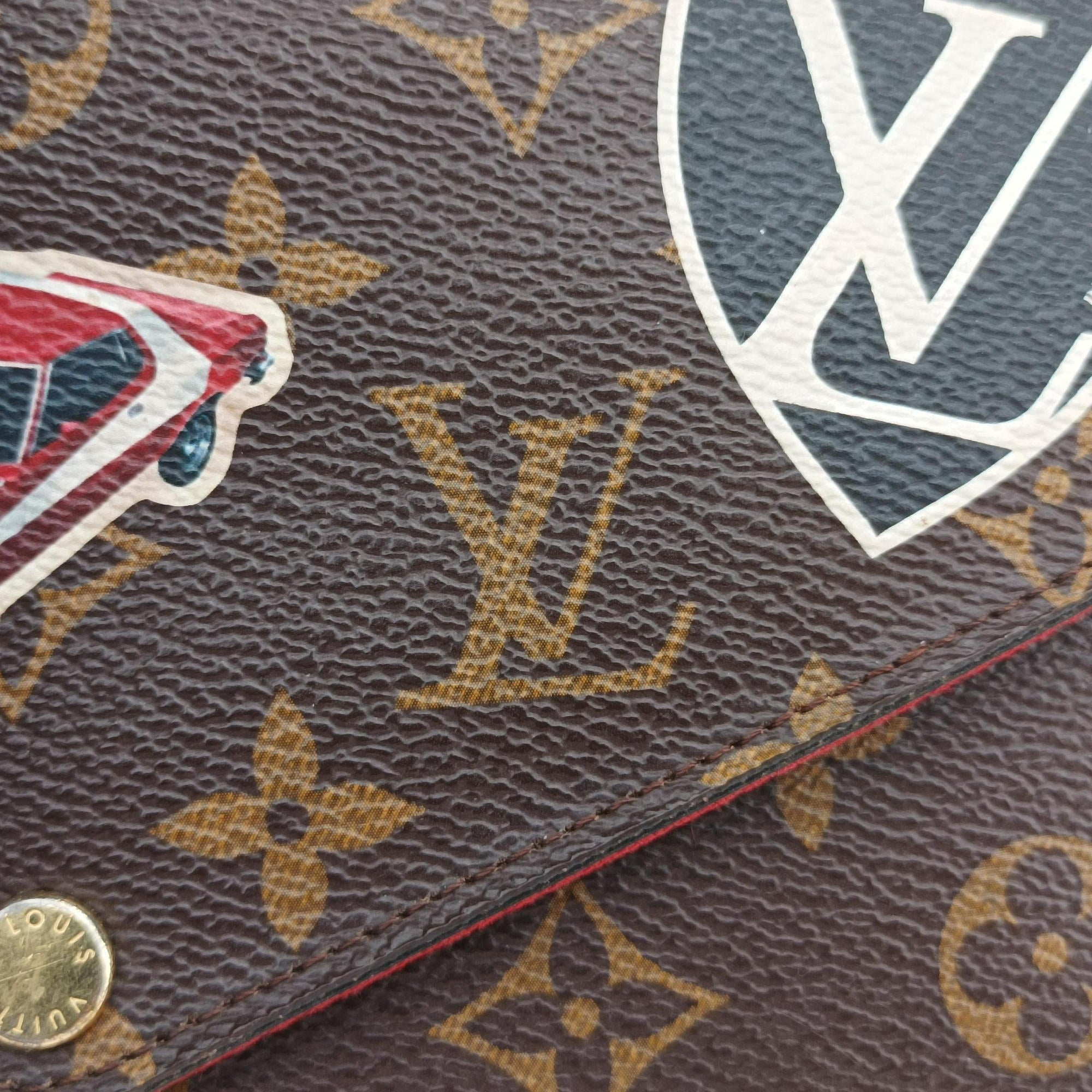 Pre-owned Louis Vuitton Felicie Pochette Brown×Multicolor Monogram Canvas M62145 shoulderbag | stylenewstar